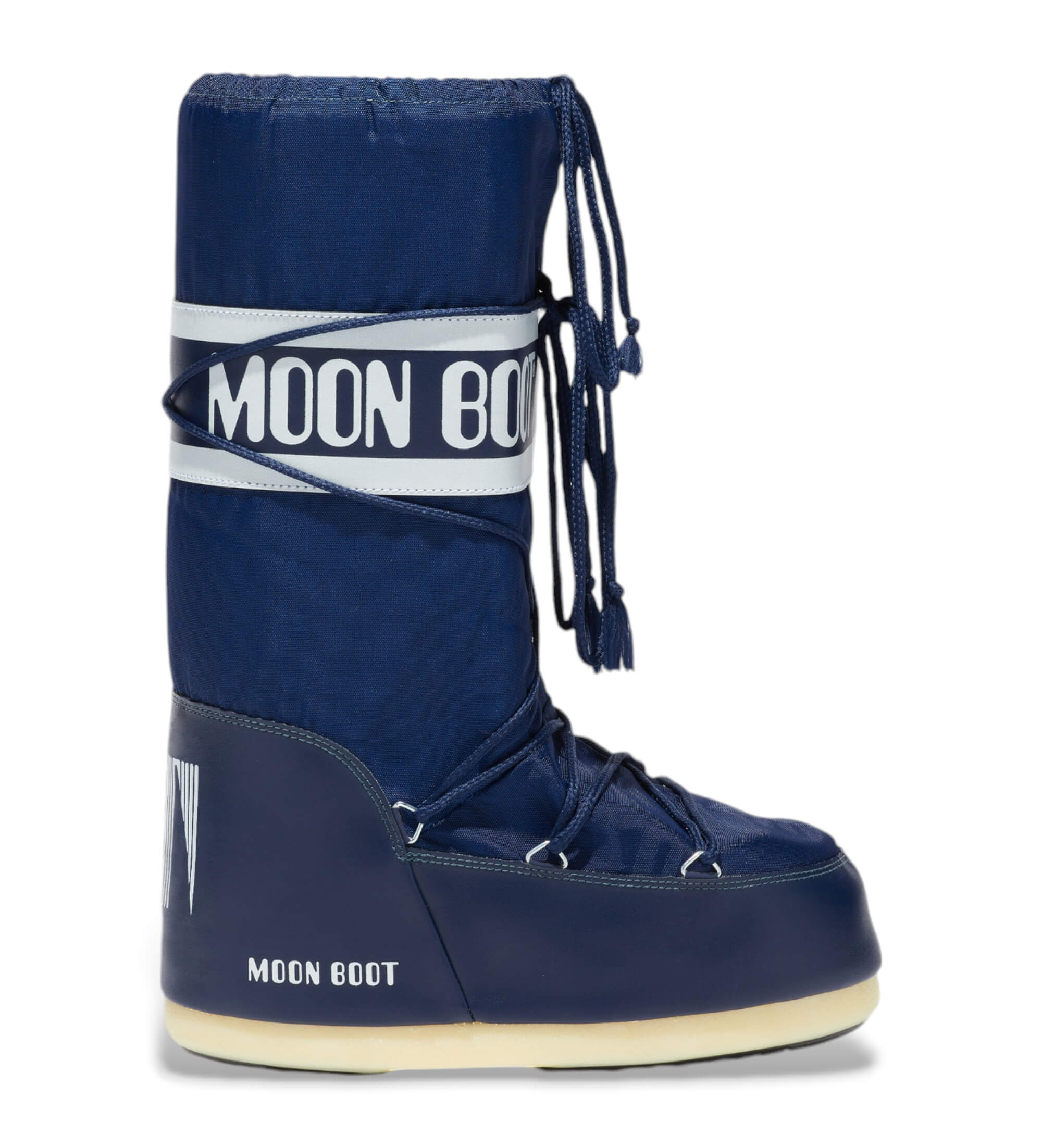 Moon Boot für Damen. 80D1400440 Icon Nylon Stiefel blau (39/41), Wohnung, Keine, Lässig, Schnee
