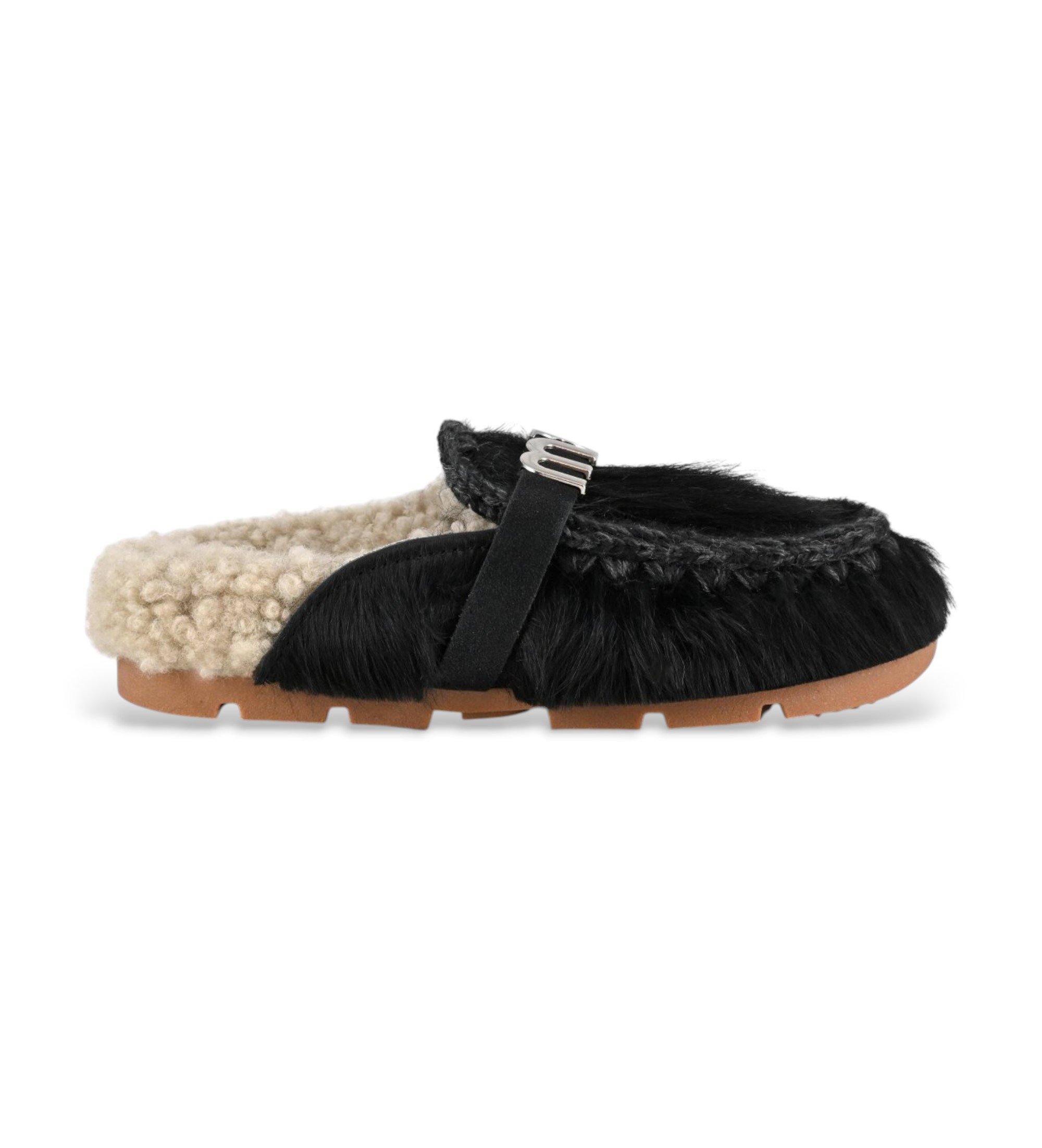 Mou für Damen. MU.FW431000D Pony Logo Leder Sneakers schwarz (37), Wohnung, Keine, Heimtextilien