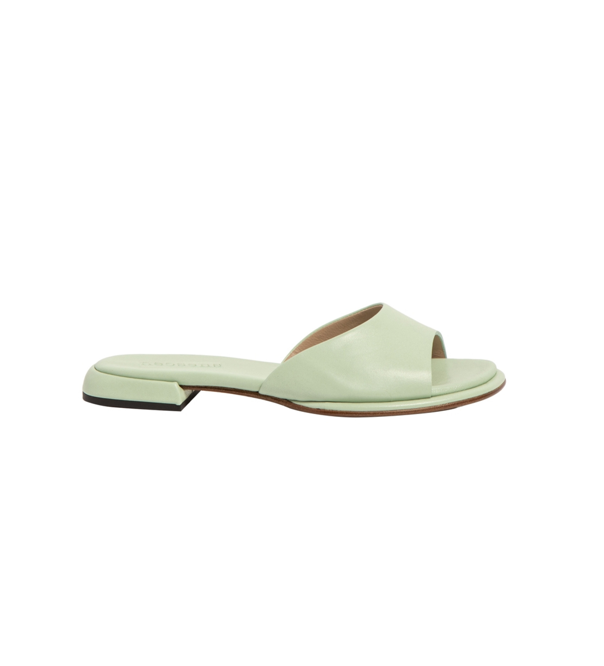 Neosens für Damen. 3315311WL003_0G3 Leder Spade Sandalen S3153 grün (36), Wohnung, Keine, Lässig