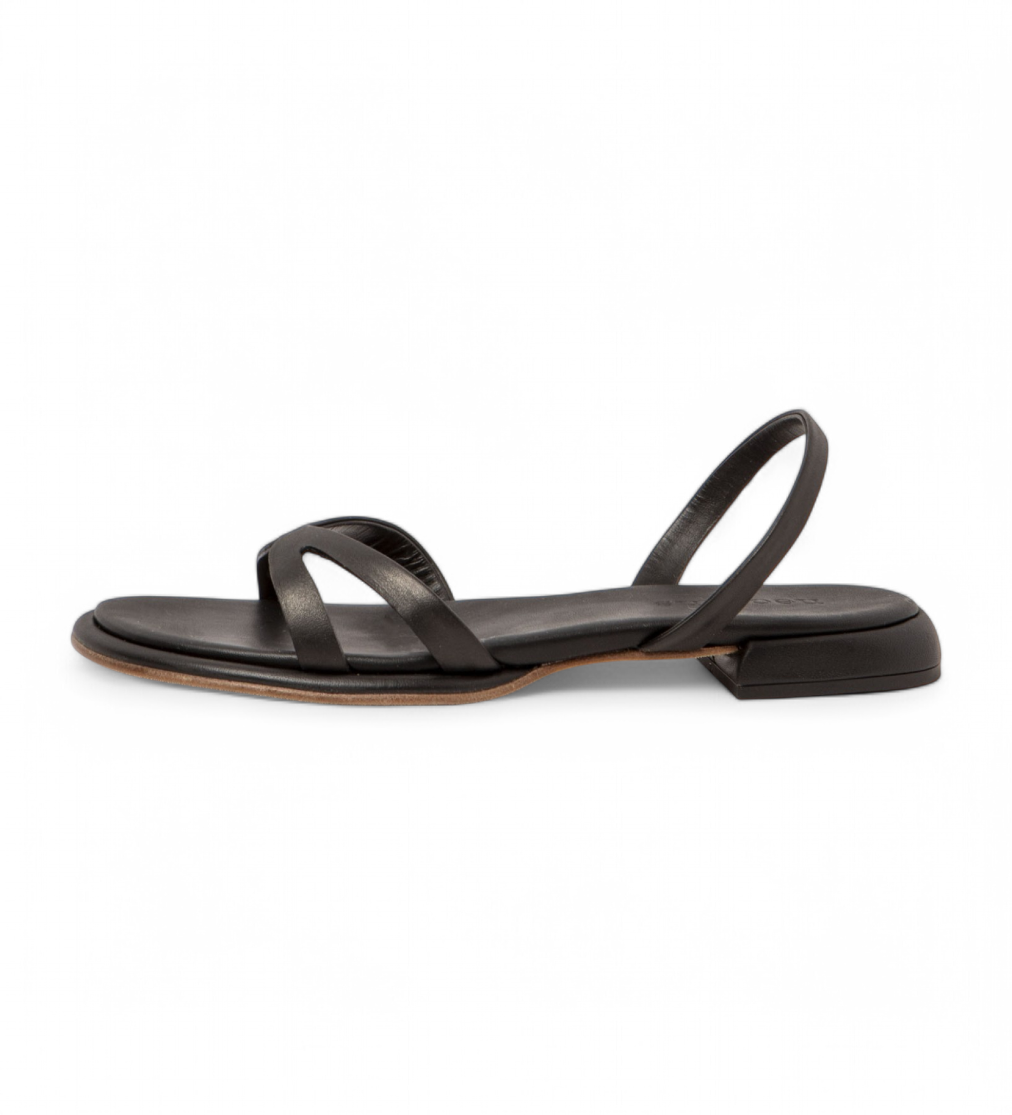 Neosens für Damen. 331561101003_001 Ledersandalen S3156 Valvin schwarz (42), 1 bis 3 cm, Keine, Lässig