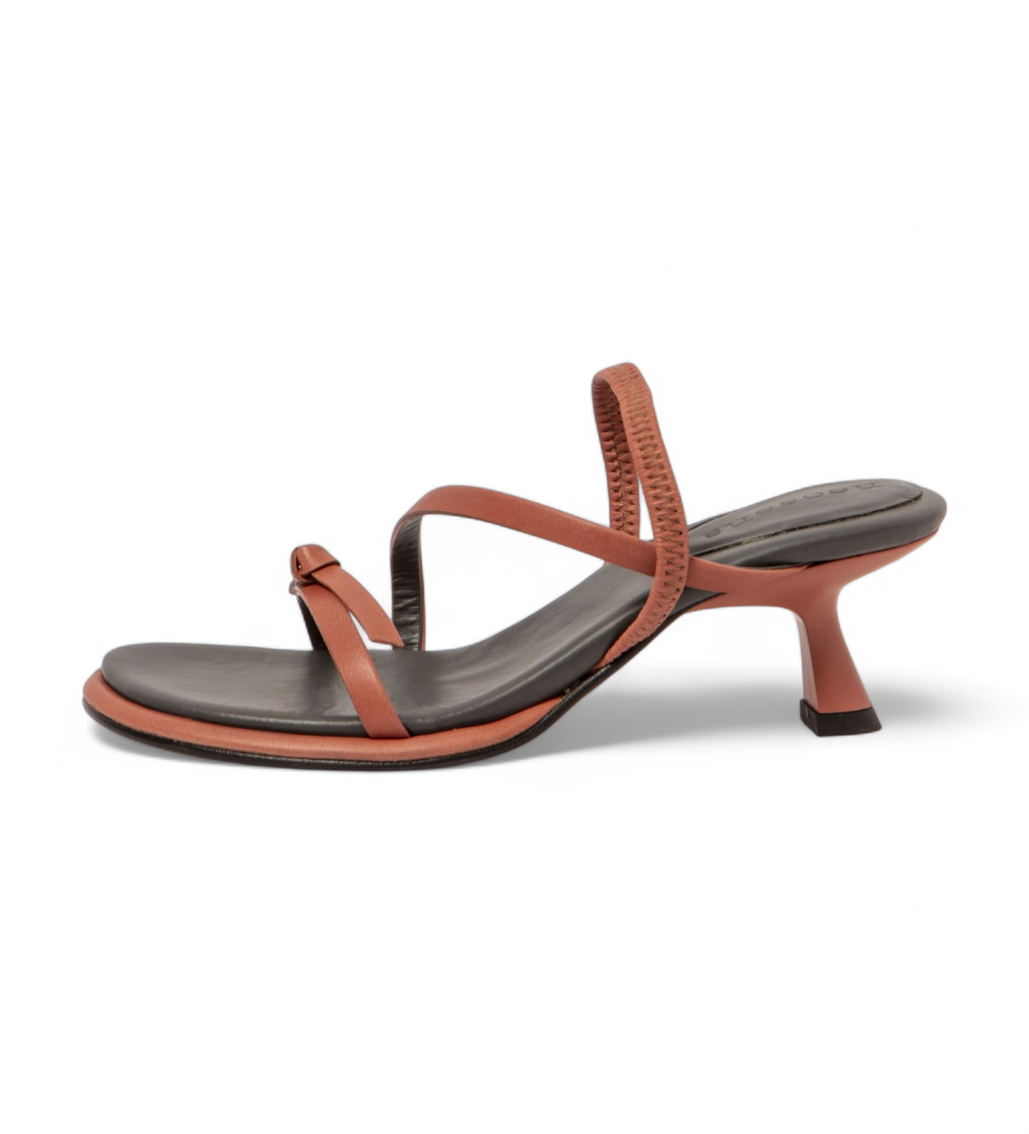 Neosens für Damen. 331671188003_006 Ledersandalen S3167 Godello orange (36), 1 bis 3 cm, Schnalle, Lässig, Party