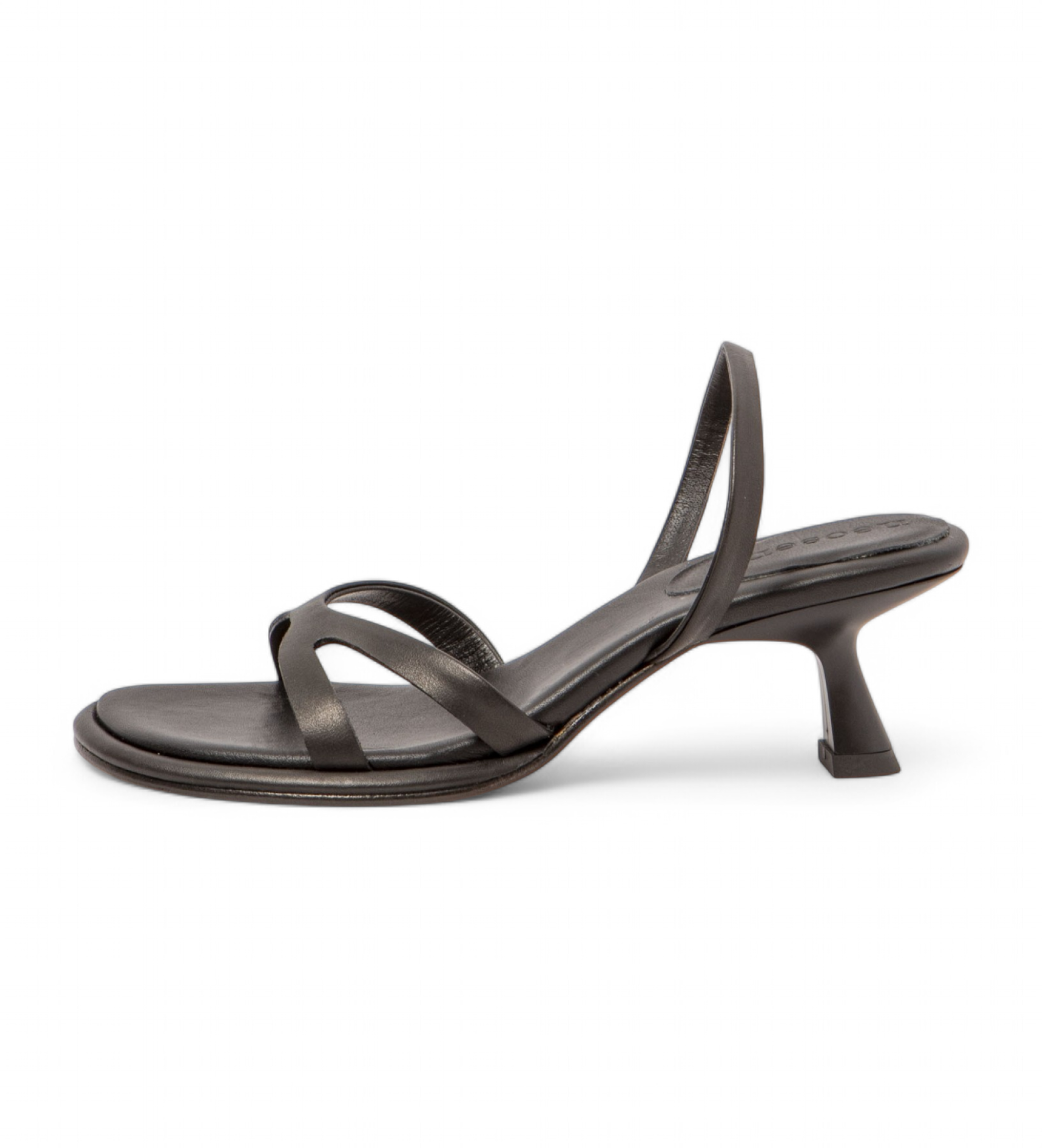 Neosens für Damen. 331681101003_001 Ledersandalen S3168 Godello schwarz (42), 1 bis 3 cm, Keine, Lässig, Party