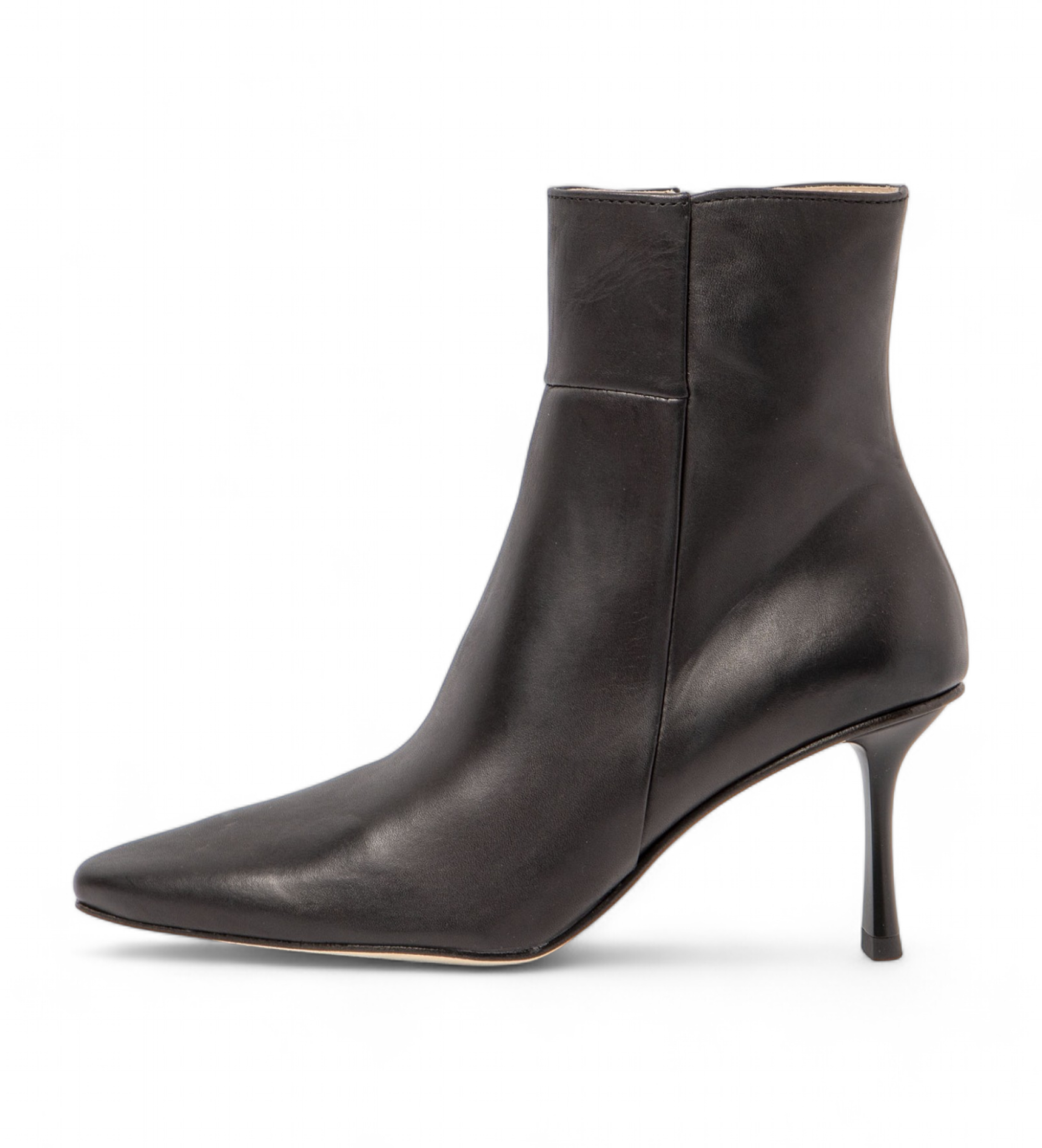 Neosens für Damen. 331951101003_001 Lederstiefeletten S3195 schwarz (37), 8 bis 10 cm, Reißverschluss, Lässig