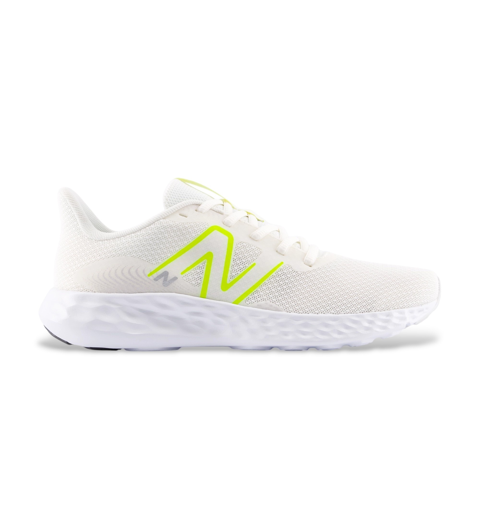 New Balance für Damen. W411V3 Sneaker 411v3 Weiß (43), Wohnung, Schnürsenkel, Lässig, Masche