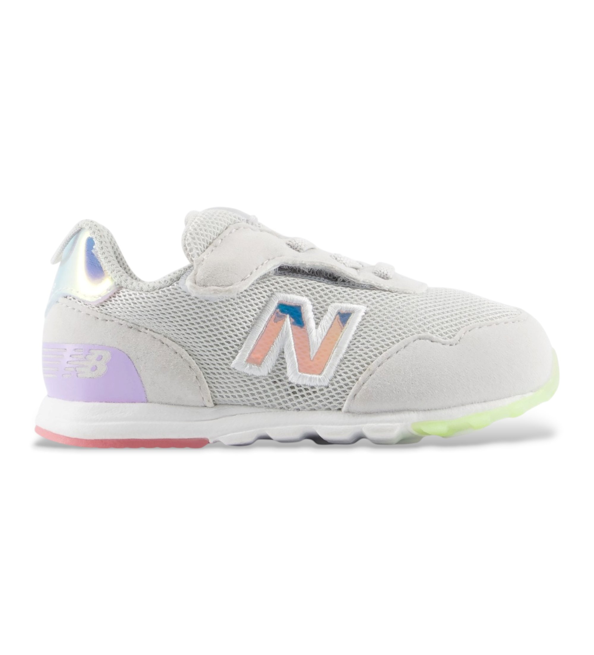New Balance Unisex für Kinder. I515V1_KL Schuhe 515 Hook & Loop (23), Wohnung, Schnürsenkel, Keine, Lässig, Sportlich, Grau, Kinderbekle