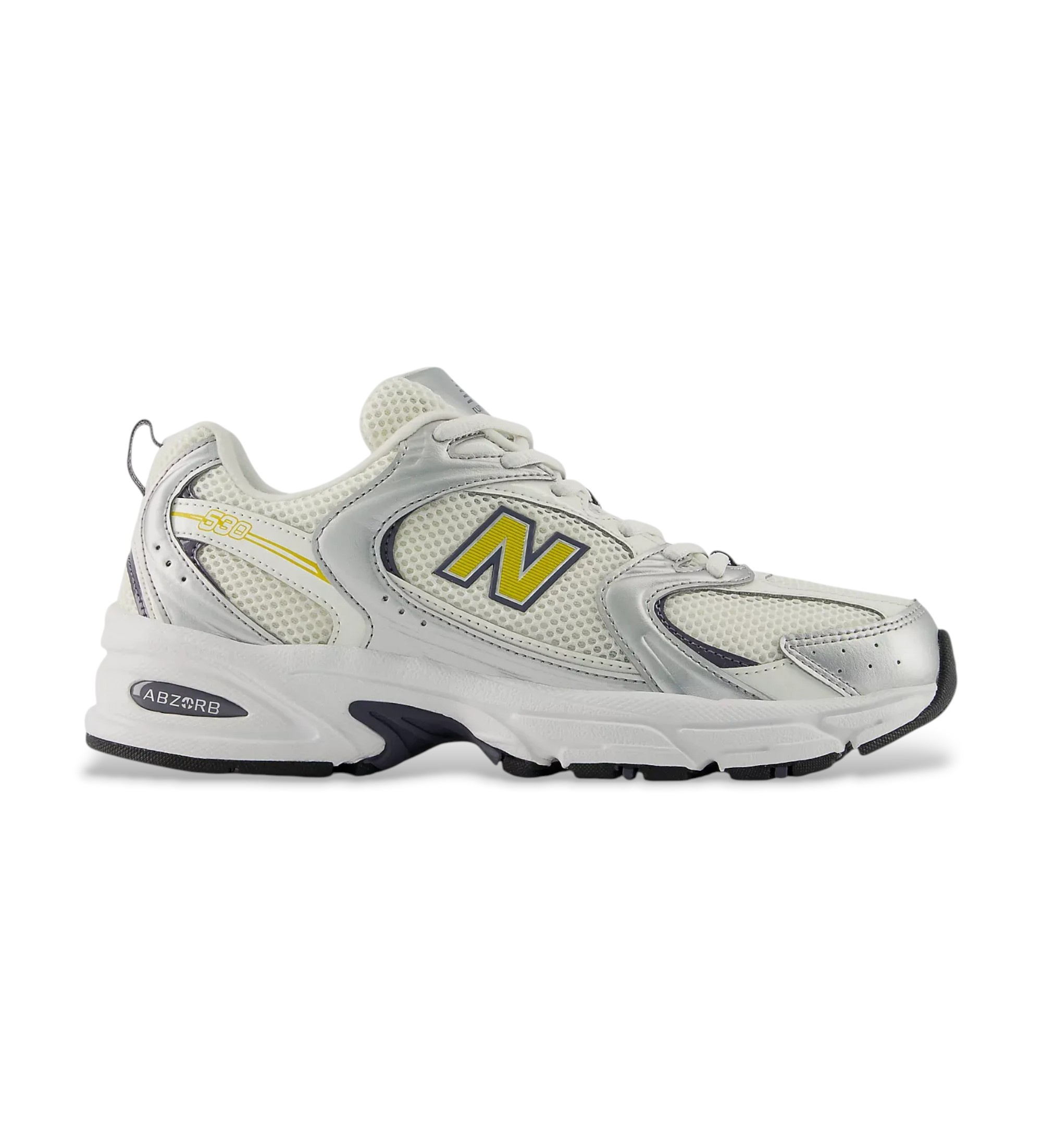 New Balance Unisex. U530V1_LI Schuhe 530 weiß, silber (40.5), Wohnung, Schnürsenkel, Lässig