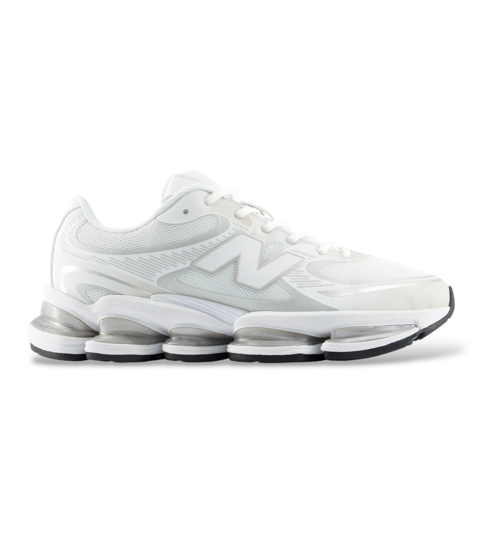 New Balanceunisex. U2000V1_LI Witte ABZORB 2000 sneakers (40), Plat, Veters, Casual, Sportief