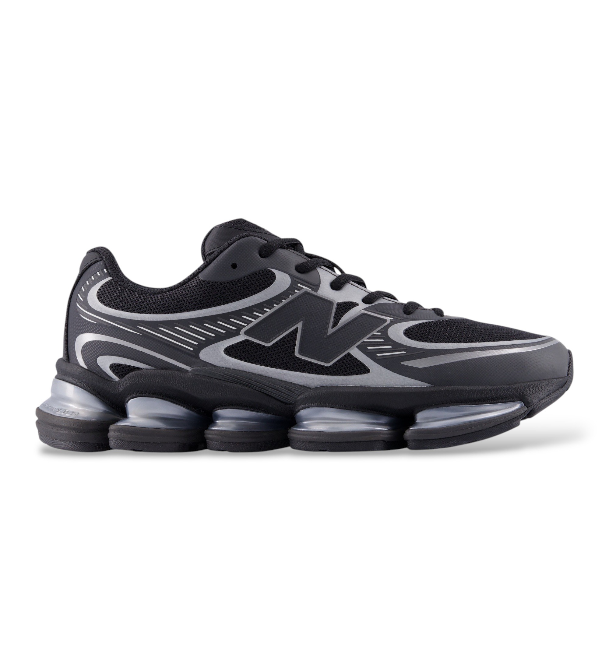 New Balanceunisex. U2000V1_LI Zwarte ABZORB 2000 sneakers (42), Plat, Veters, Casual, Sportief