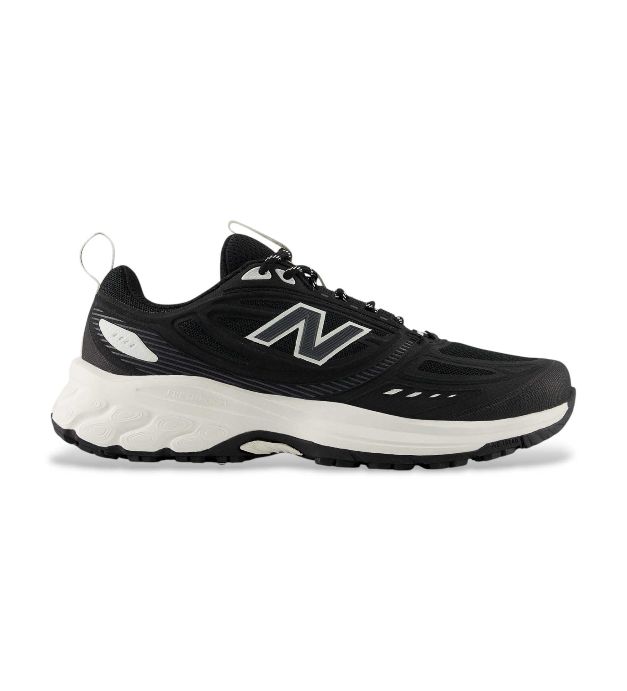 New Balance für Damen. W410V9_RU Sneaker Fresh Foam 410v9 schwarz (41), Wohnung, Schnürsenkel, Masche, Draußen