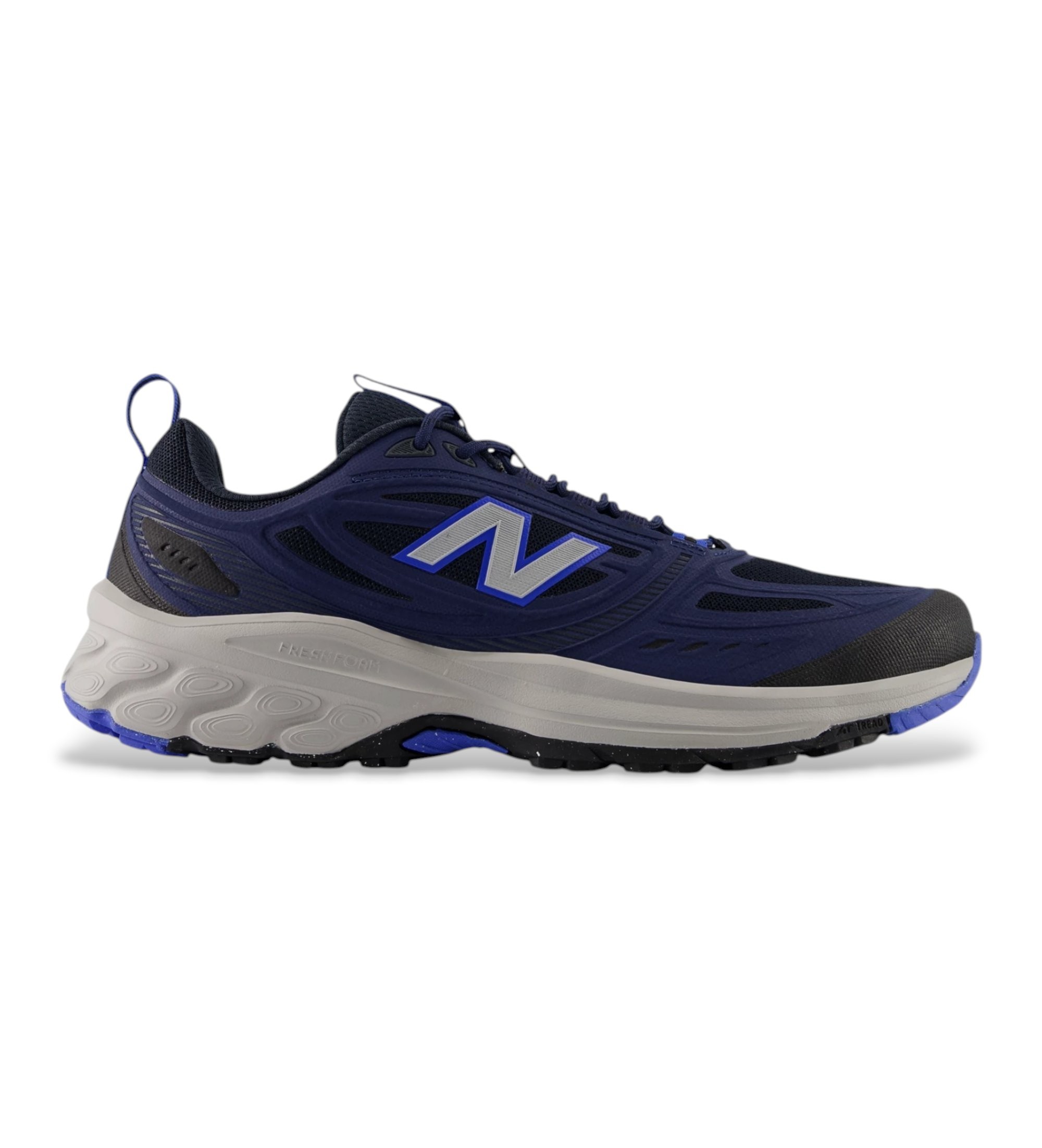 New Balance für Herren. M410V9_RU Schuhe Fresh Foam 410v9 navy (43), Wohnung, Schnürsenkel, Lässig, Sportlich, Laufen, Multisport, Masche, D