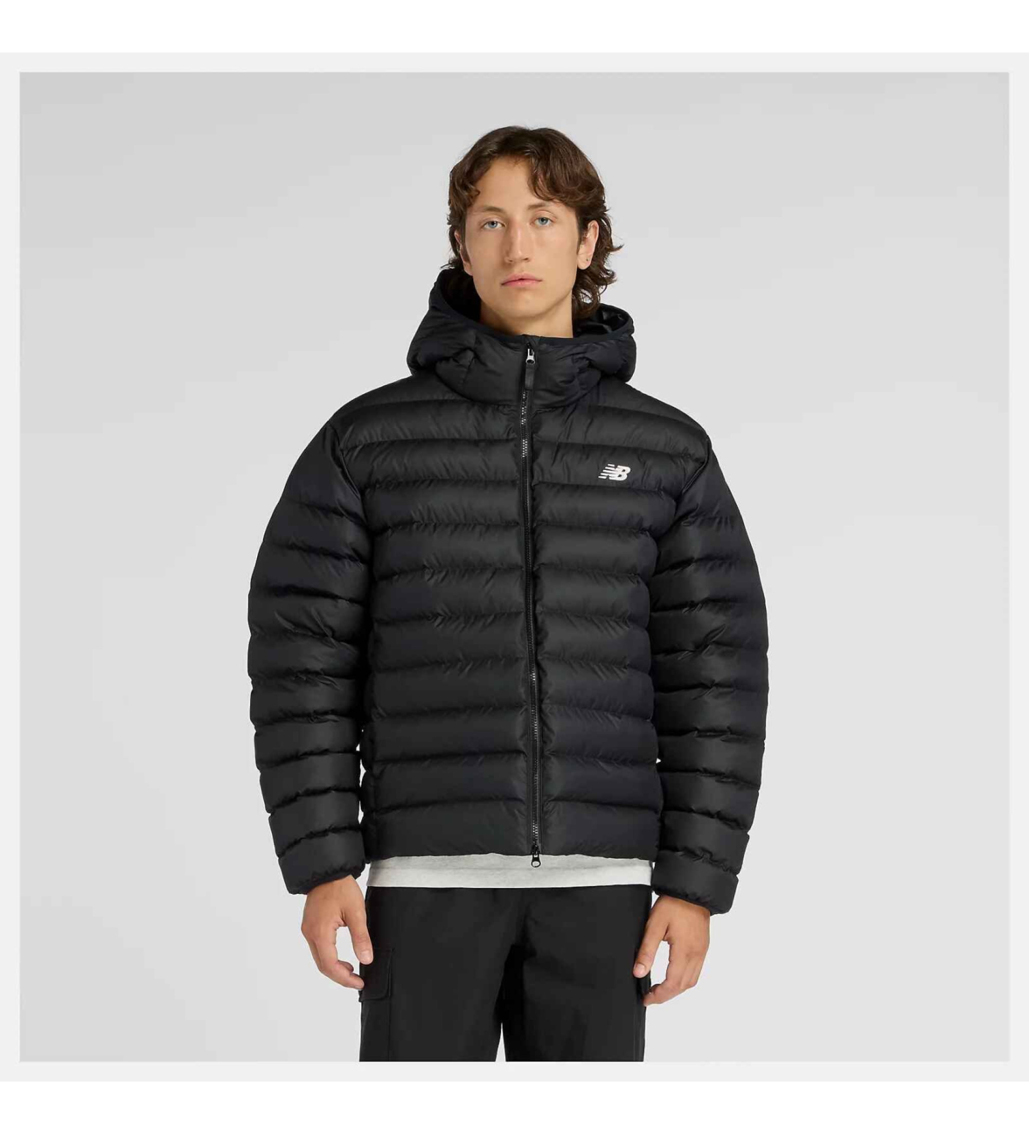 New Balance für Herren. MO53500 Sport Essentials Jacke schwarz (XXL), Lässig, Polyester