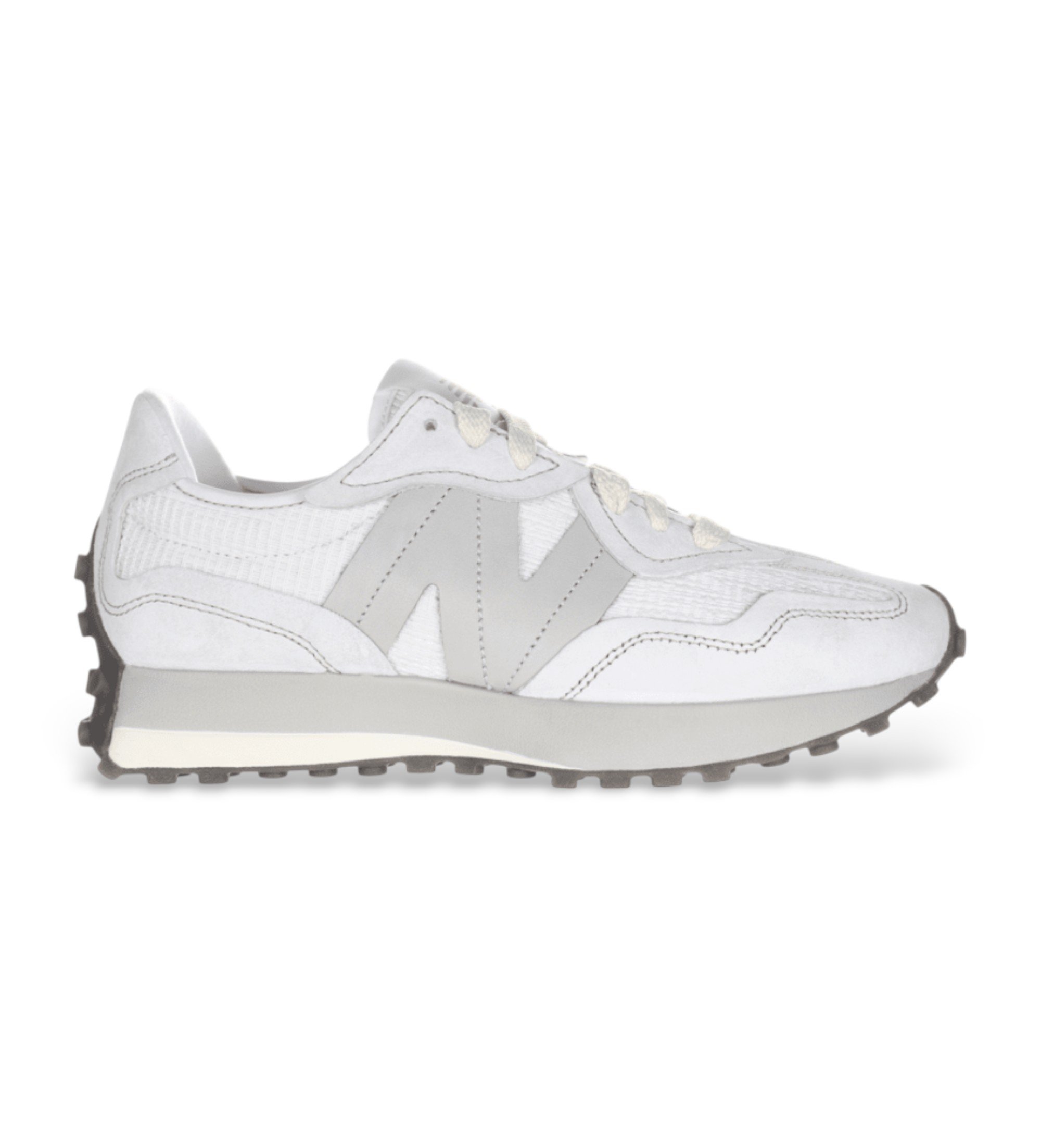New Balance für Damen. U327WV1_L Schuhe 327W weiß (38.5), Wohnung, Wildleder, Schnürsenkel, Lässig