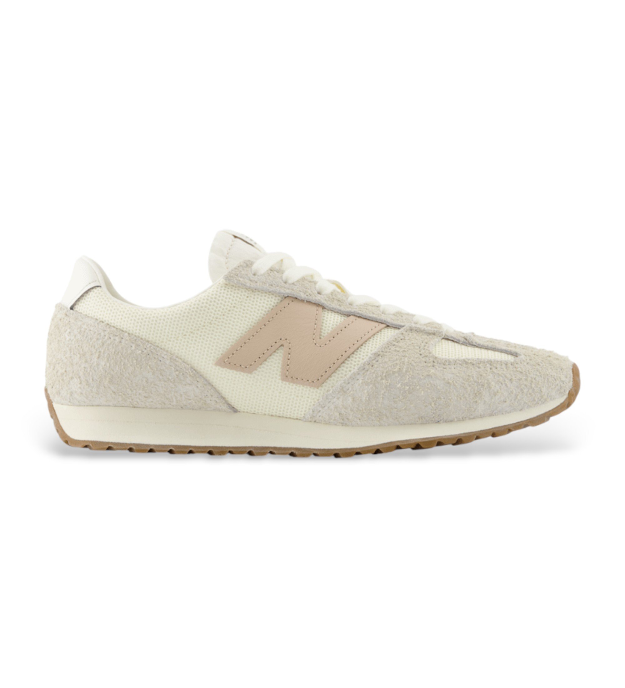 New Balance Unisex. U471V1 Turnschuhe 471 beige (41.5), Leder, Wohnung, Wildleder, Schnürsenkel, Lässig