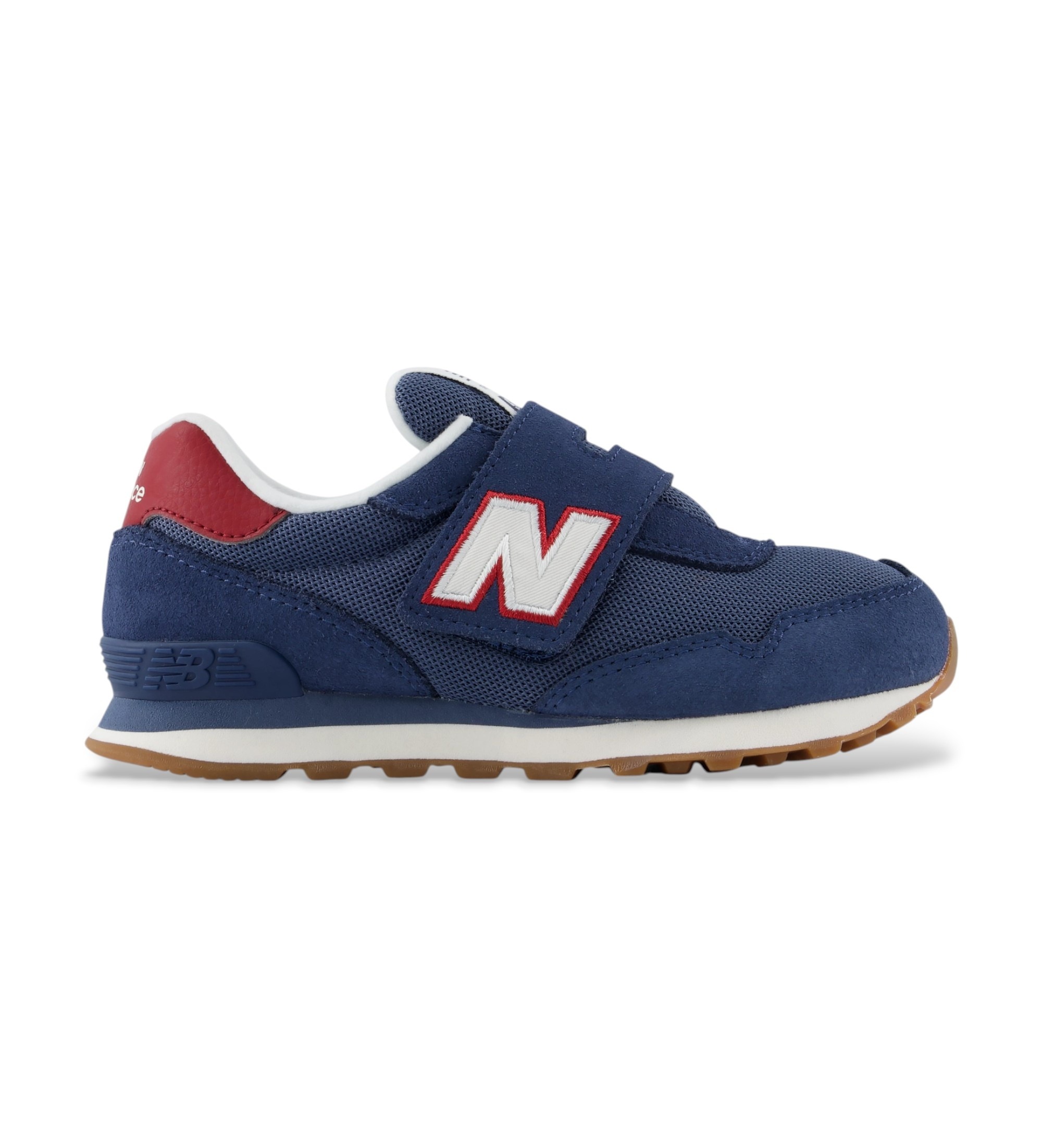 New Balance Unisex für Kinder. P515V1_KL Turnschuhe 515 Hook & Loop, blau (34.5 W), Wohnung, Klettverschluss, Sportlich, Marine, Kinderb