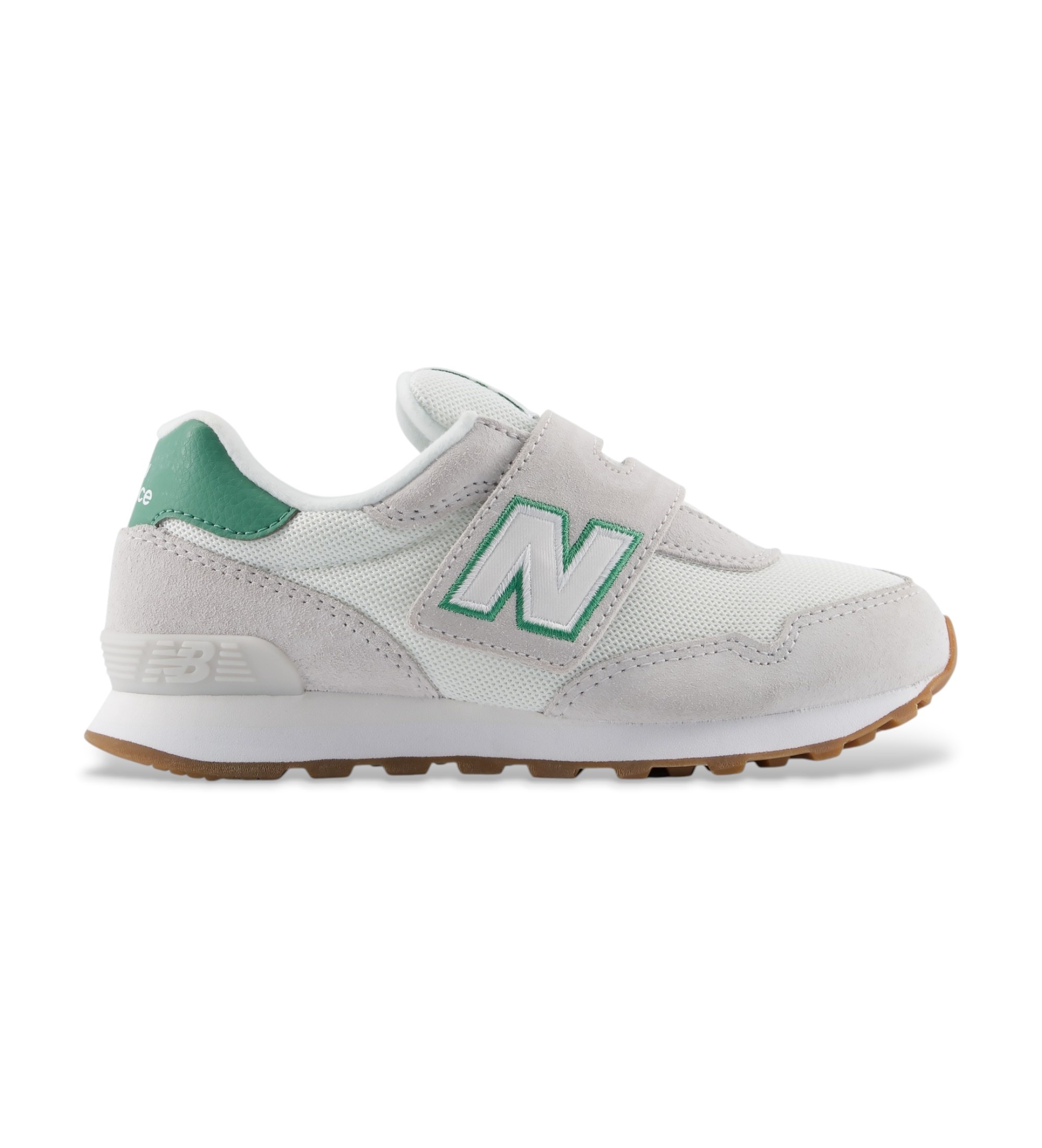 New Balance Unisex für Kinder. P515V1_KL Sneaker 515 Hook & Loop, grau (30), Wohnung, Klettverschluss, Sportlich, Kinderbekleidung