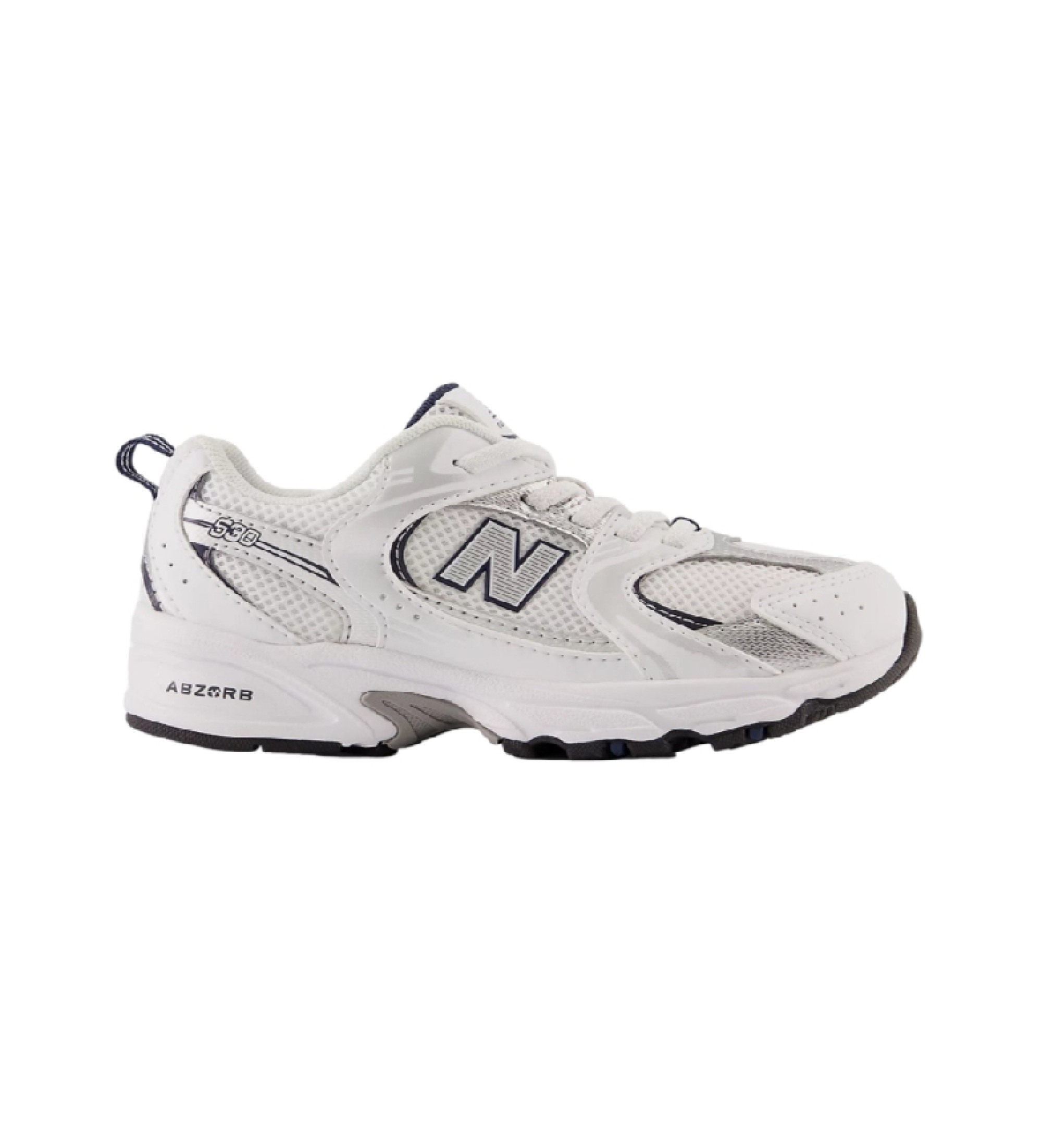 New Balance für Jungen. PZ530V1 Schuhe 530 Bungee weiß (30), Wohnung, Schnürsenkel, Lässig, Sportlich, Kinderbekleidung