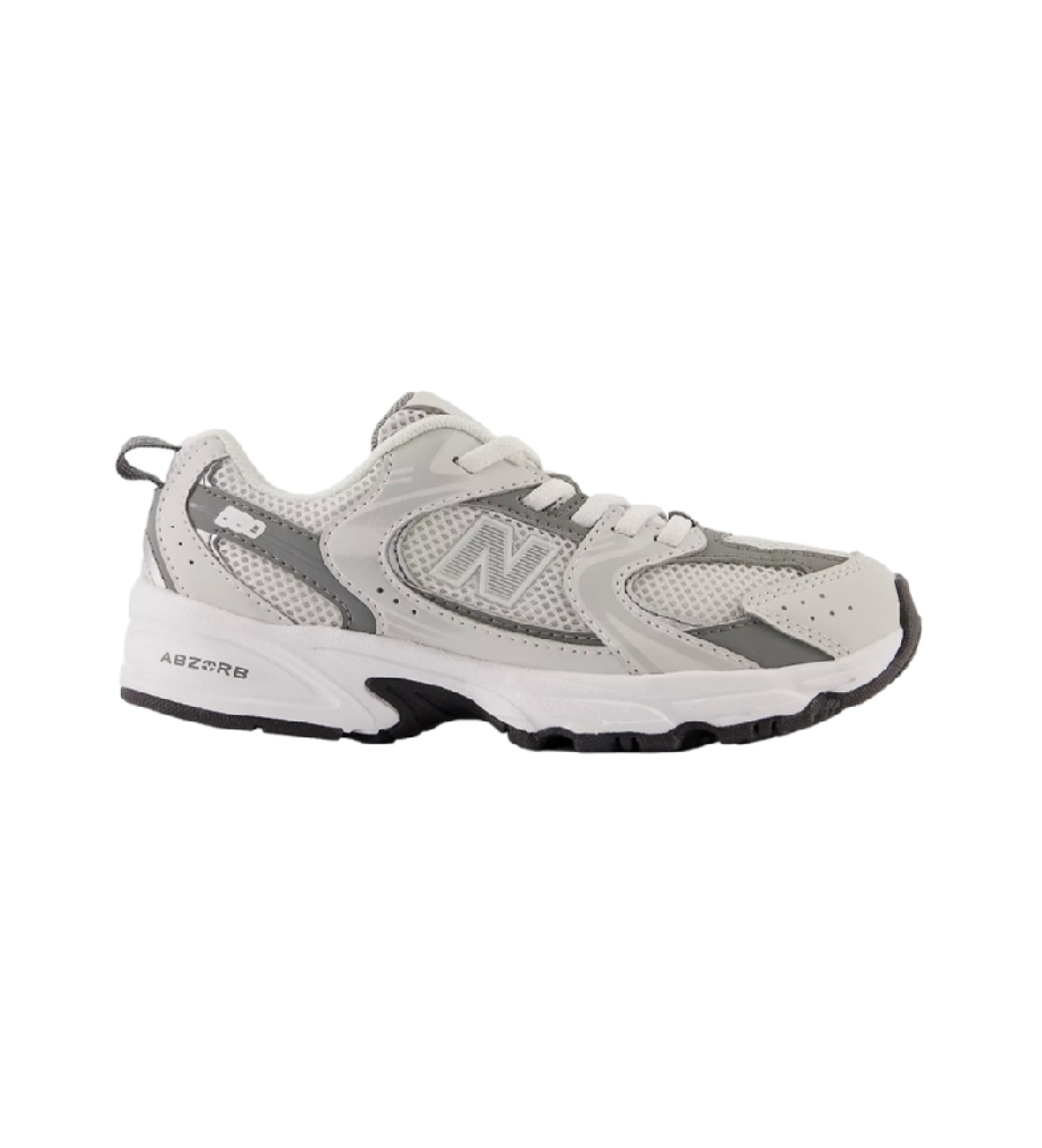 New Balance für Jungen. PZ530V1 Schuhe 530 Bungee grau (34.5), Wohnung, Schnürsenkel, Lässig, Sportlich, Kinderbekleidung