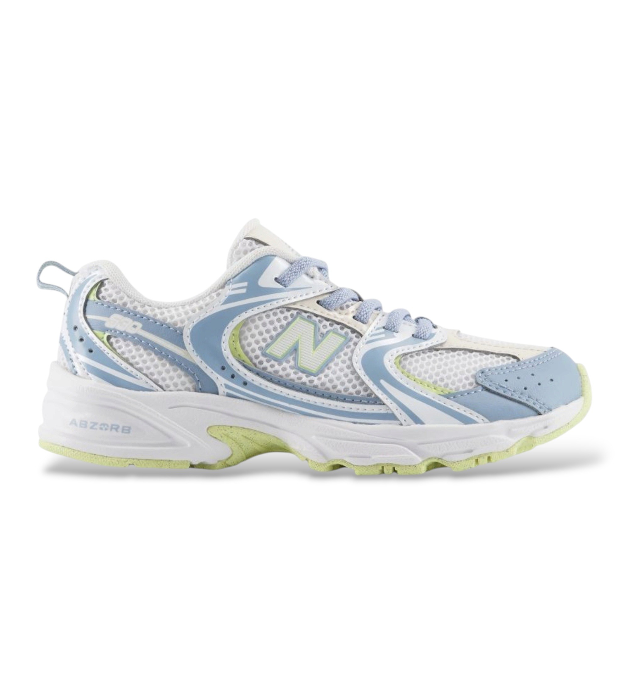 New Balance Unisex für Kinder. P530V1_KL Sneaker 530 Bungee Lace hellblau (33), Wohnung, Schnürsenkel, Lässig, Sportlich, Kinderbekleidung