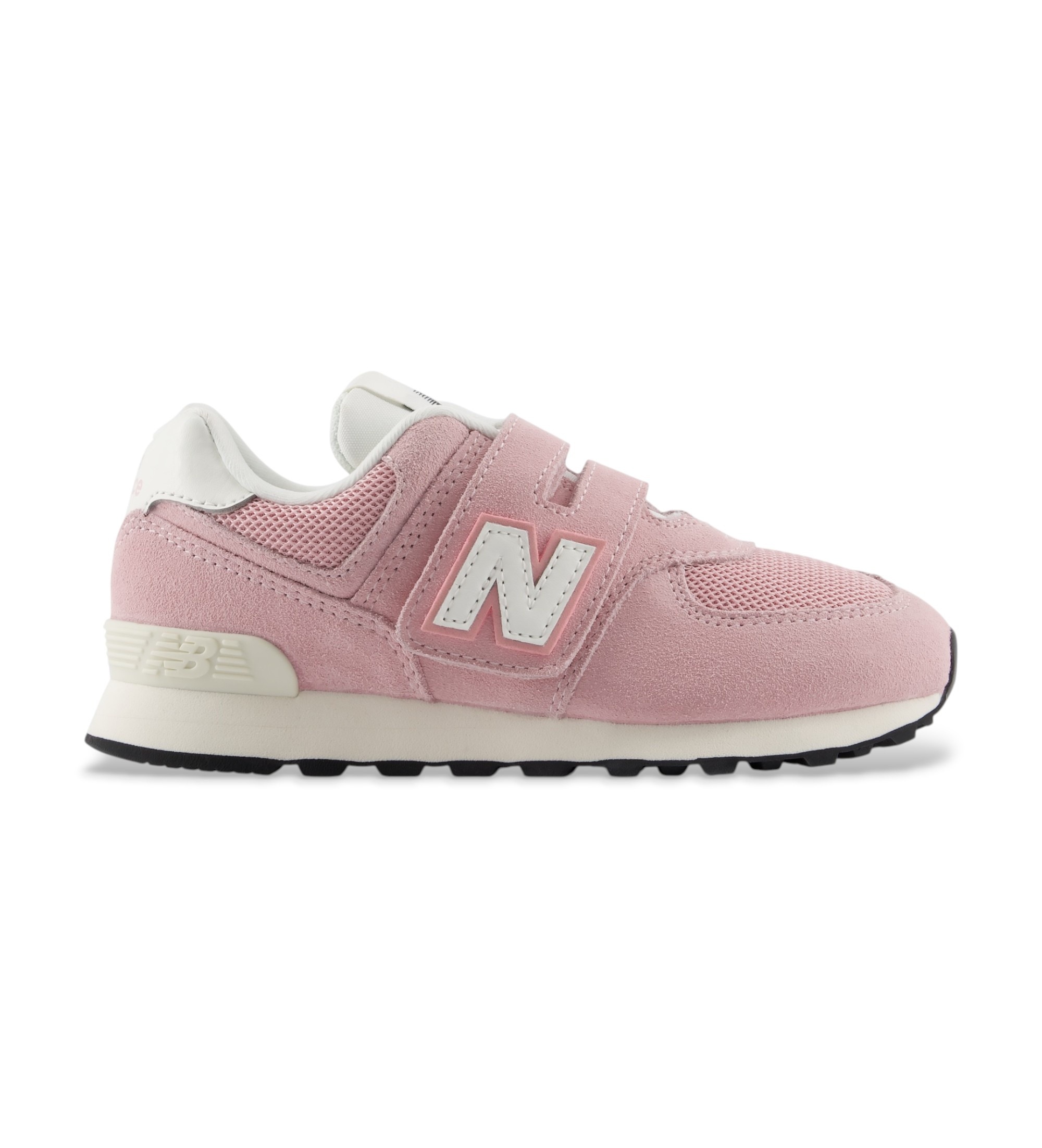 New Balance für Mädchen. P574V1_KL Sneaker 574 rosa (25USA=34.5), Stoff, Wohnung, Klettverschluss, Lässig, Kinderbekleidung