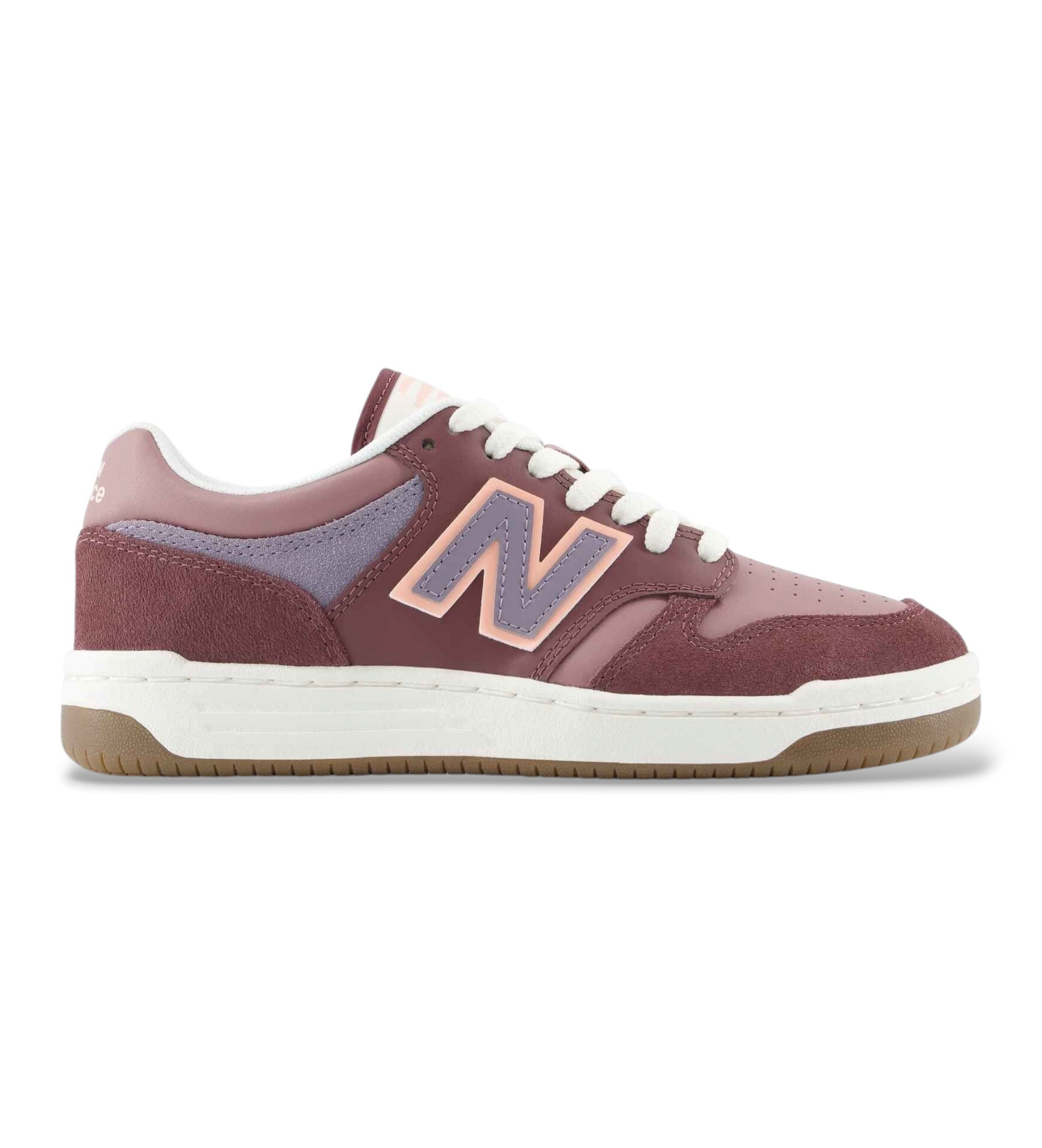New Balance Unisex für Kinder. GB480V1_KL Sneaker B480 Lace granatrot (40), Wohnung, Schnürsenkel, Lässig, Kastanienbraun, Kinderbekleidung