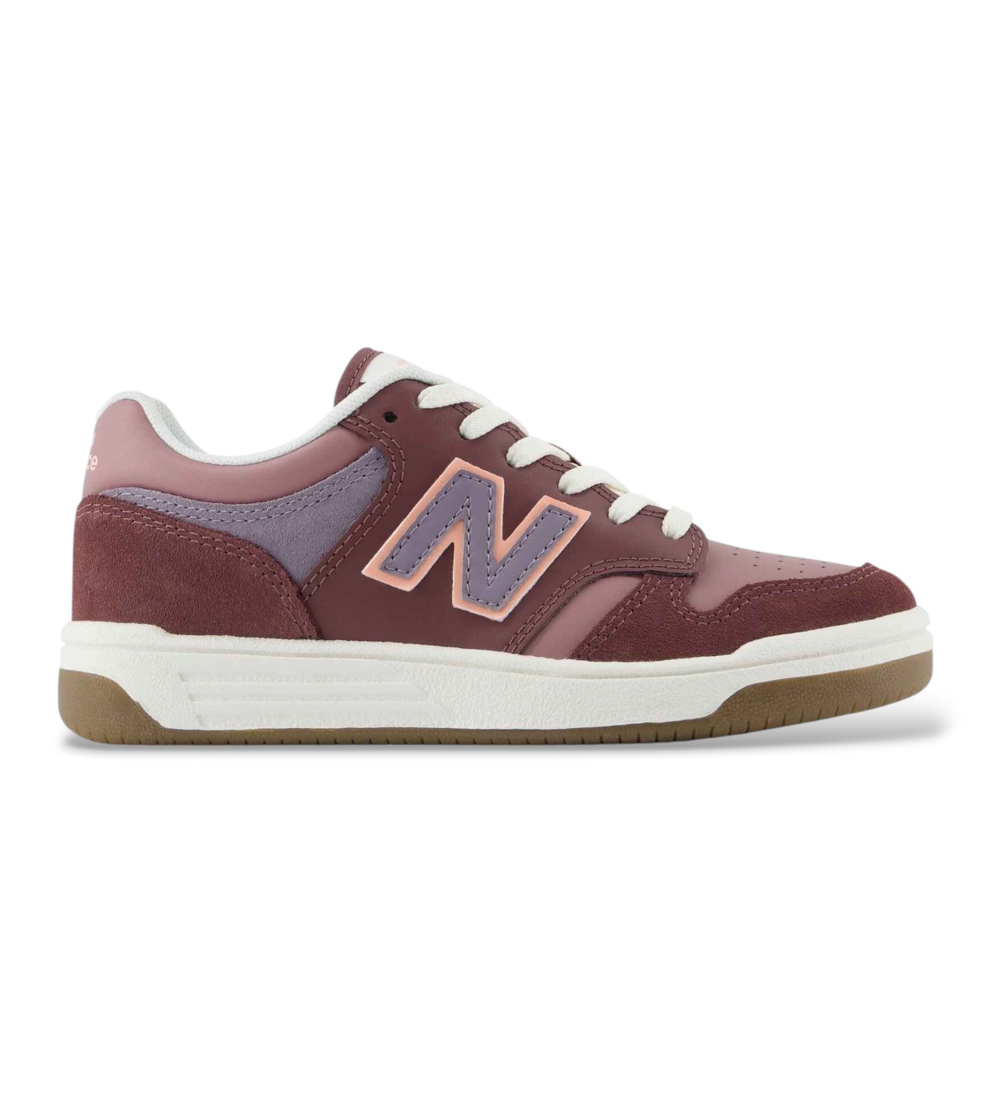 New Balance Unisex für Kinder. PB480V1_KL Sneaker B480 Lace granatrot (30), Wohnung, Schnürsenkel, Lässig, Kastanienbraun, Kinderbekleidung