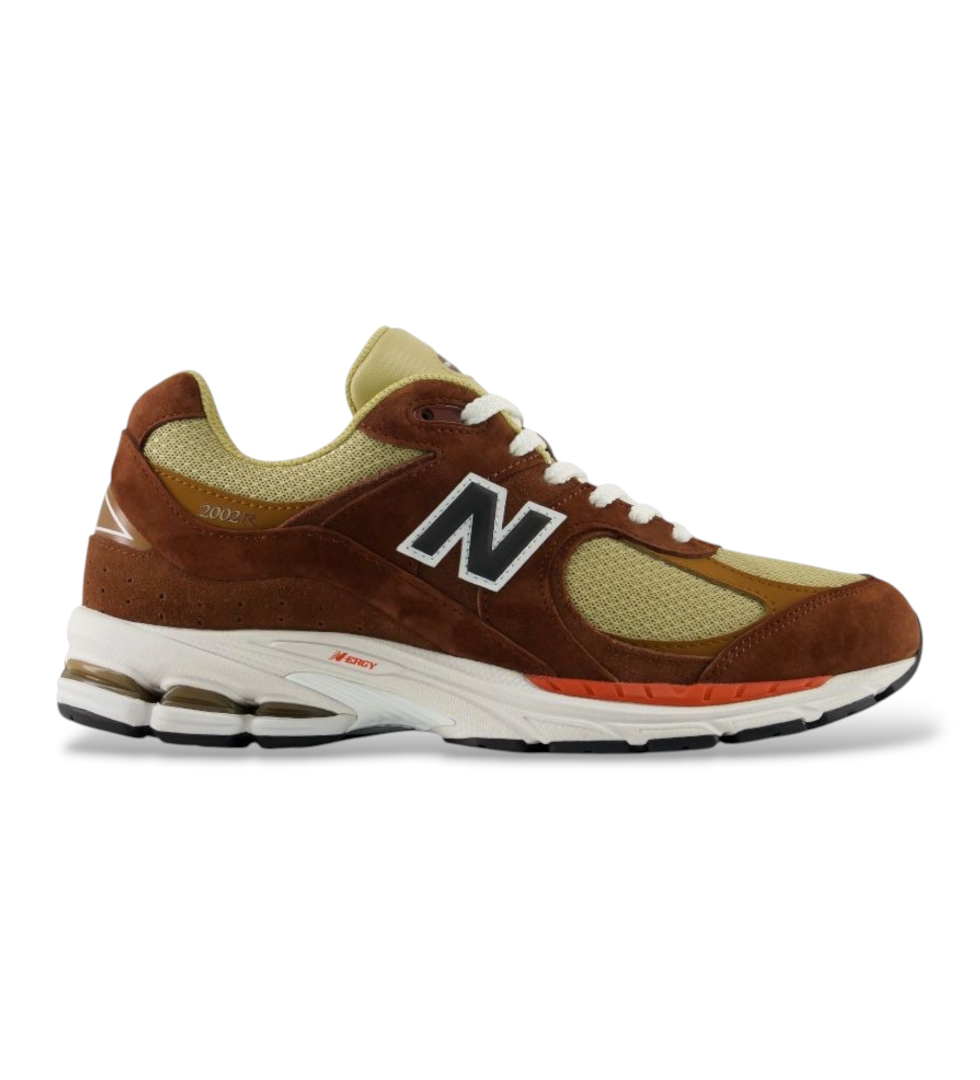 New Balance Unisex. U2002RV1_LI Braune Ledersneaker 2002R (49), Wohnung, Wildleder, Schnürsenkel, Lässig