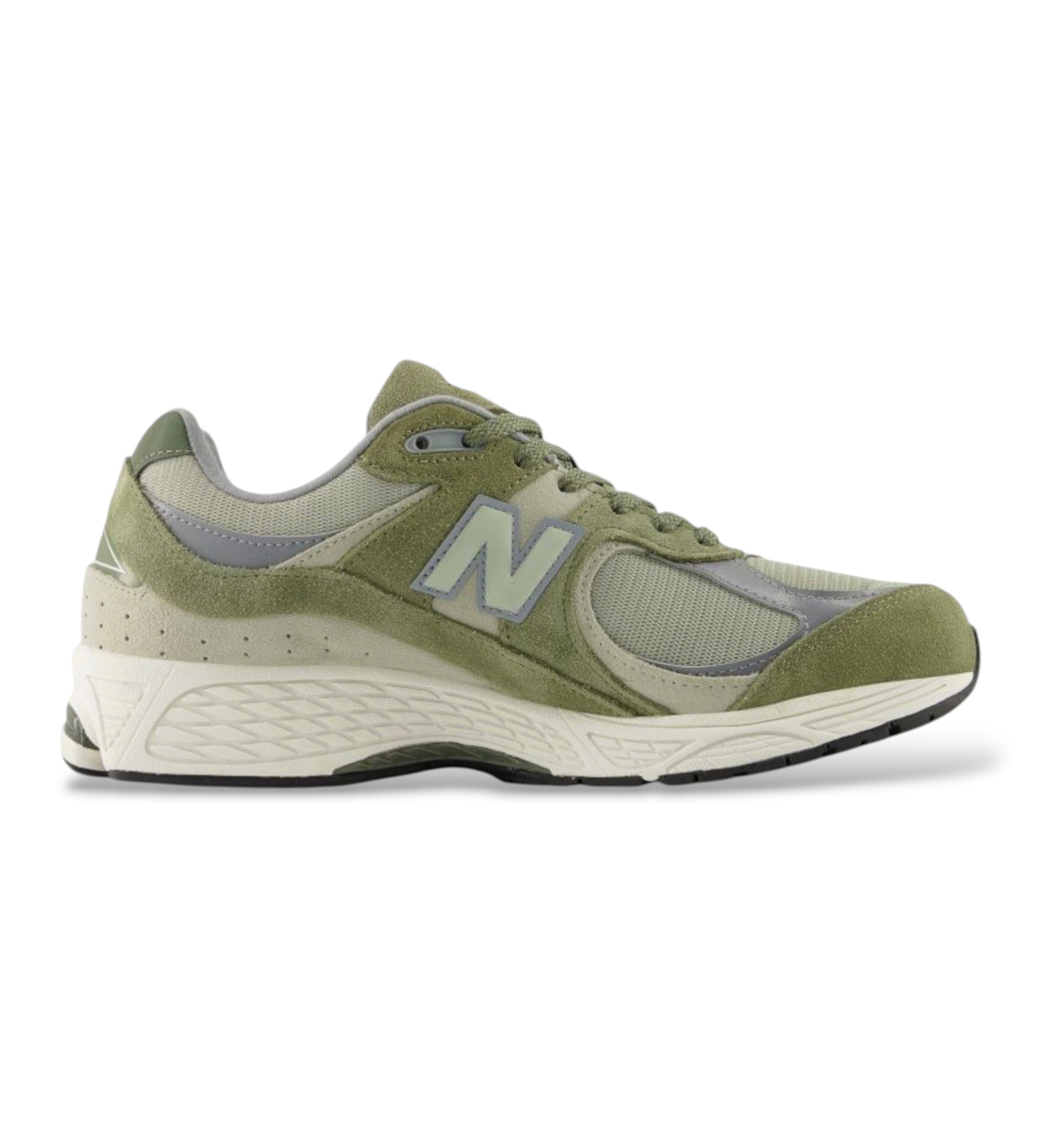 New Balance für Damen. U2002RV1 Leder-Turnschuhe 2002R, grün (40), Wohnung, Wildleder, Schnürsenkel, Lässig