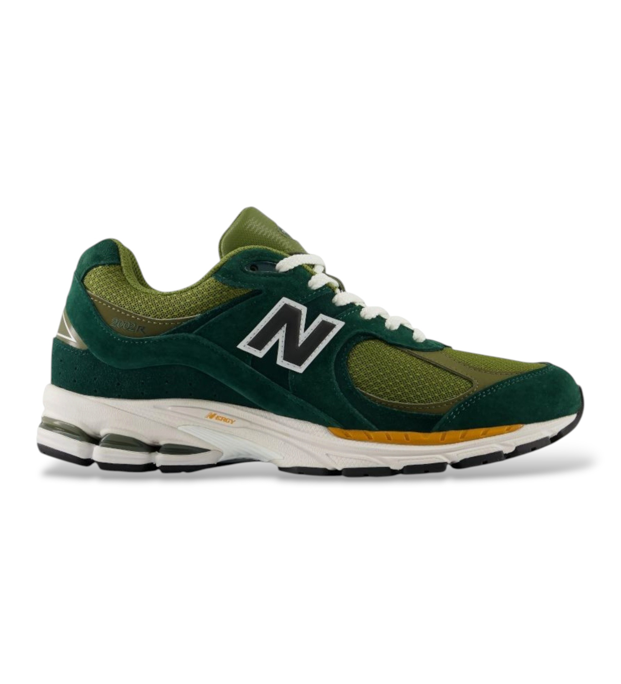 New Balance Unisex. U2002RV1_LI Leder-Turnschuhe 2002R, grün (49), Wohnung, Wildleder, Schnürsenkel, Lässig