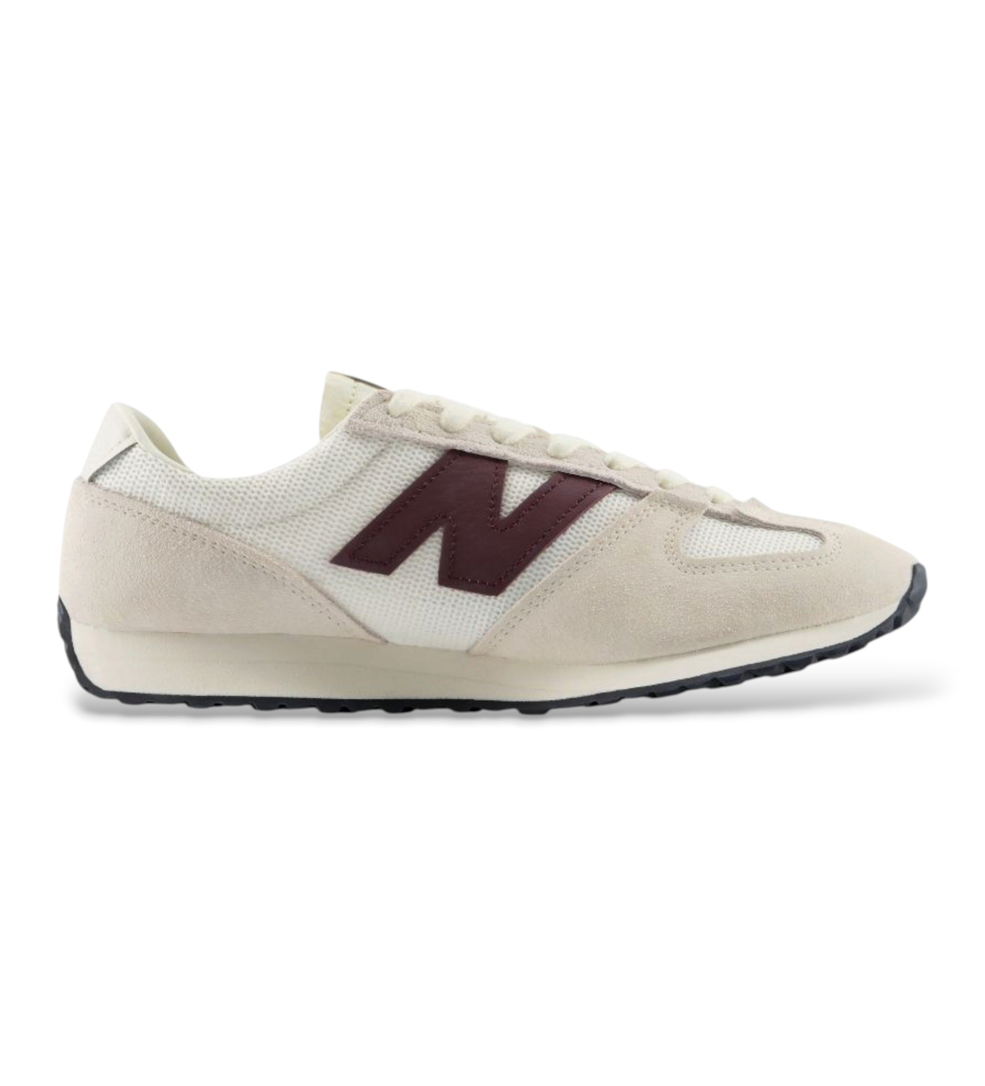 New Balance Unisex. U471V1_LI Leder-Sneaker 471, beige (35.5), Wohnung, Wildleder, Schnürsenkel, Lässig