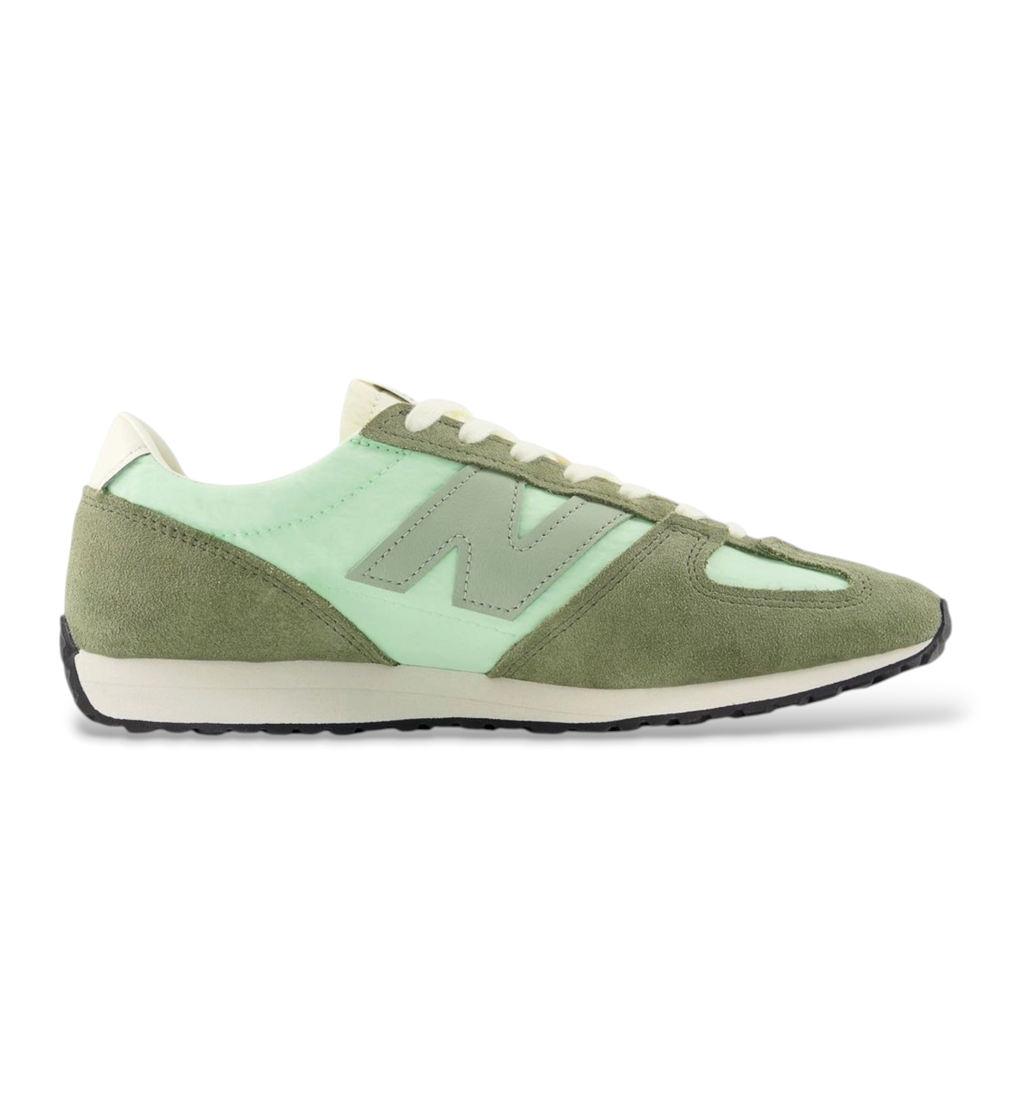 New Balance Unisex. U471V1 Leder-Sneaker 471, grün (40.5), Wohnung, Wildleder, Schnürsenkel, Lässig