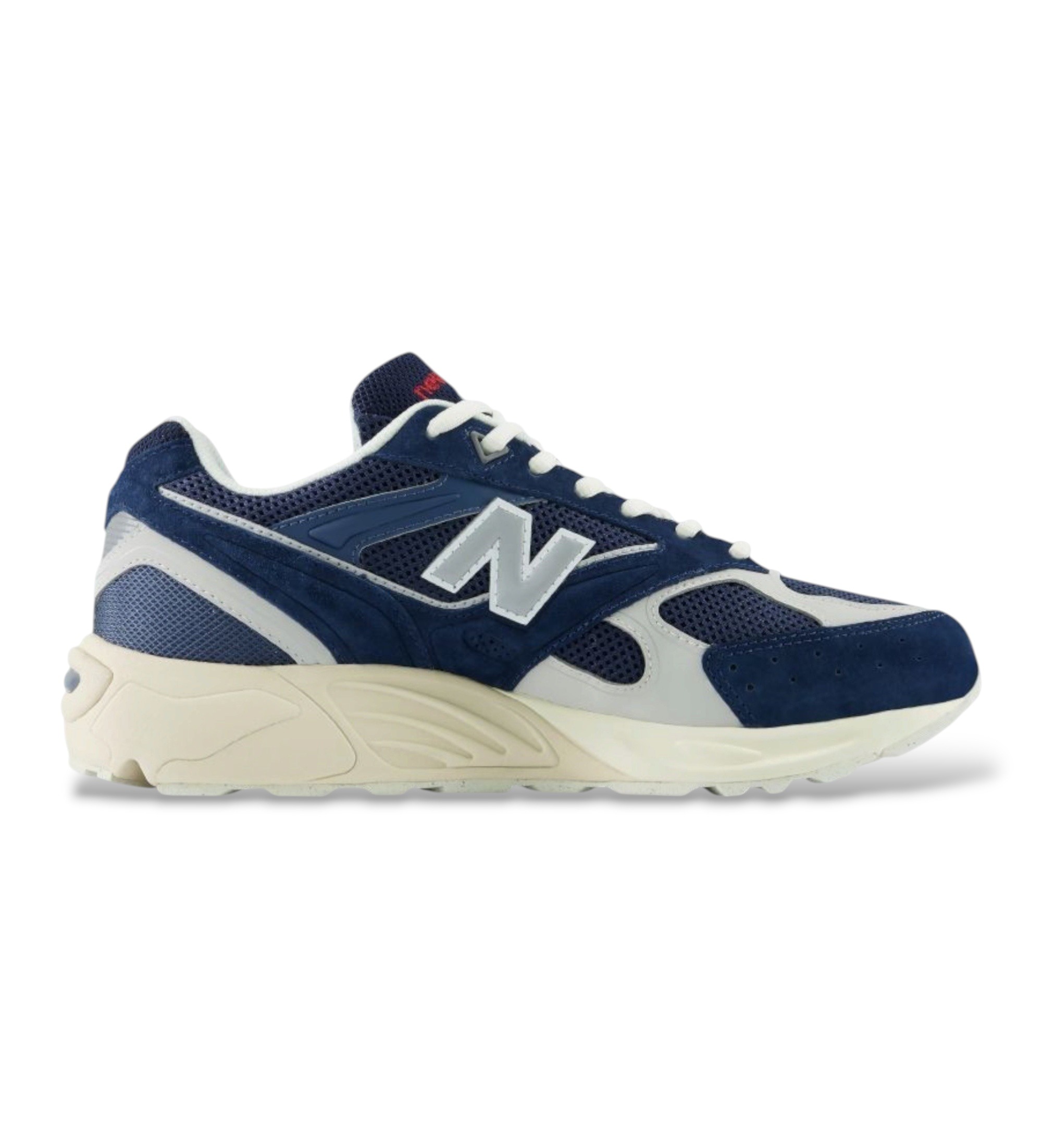 New Balance Unisex. U880RV1_LI Ledersneaker 880R marineblau (43), Wohnung, Spaltleder, Schnürsenkel, Lässig