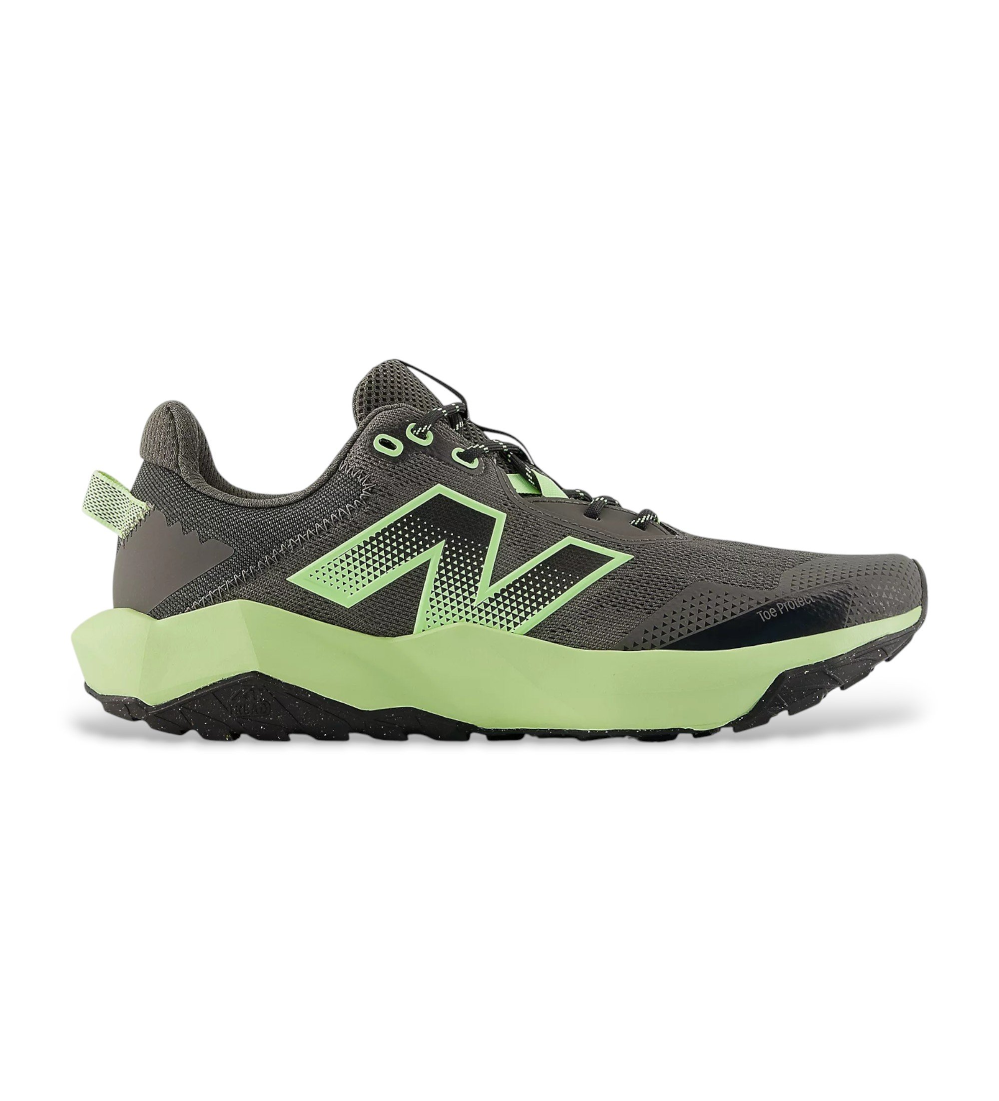 New Balance für Herren. MTNTRV6 Dynasoft Nitrel v6 Schuhe grün, schwarz (41.5), Wohnung, Schnürsenkel, Sportlich, Laufen, Multisport