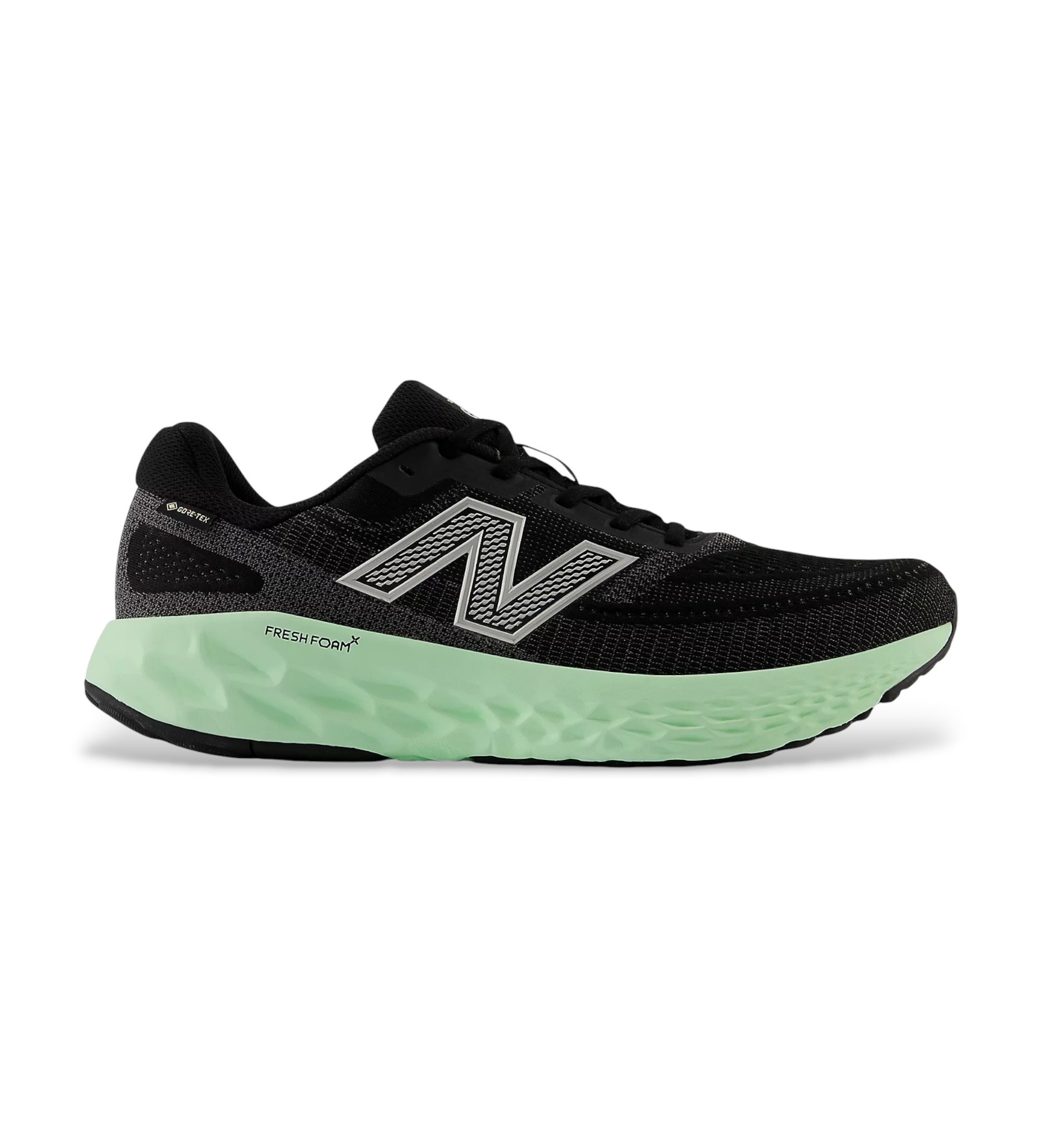 New Balance für Herren. MEVOZGV4 Schuhe Fresh Foam X EVOZ v4 Gore Tex schwarz (41.5), Wohnung, 1 bis 3 cm, Schnürsenkel, Lässig, Sportlich,