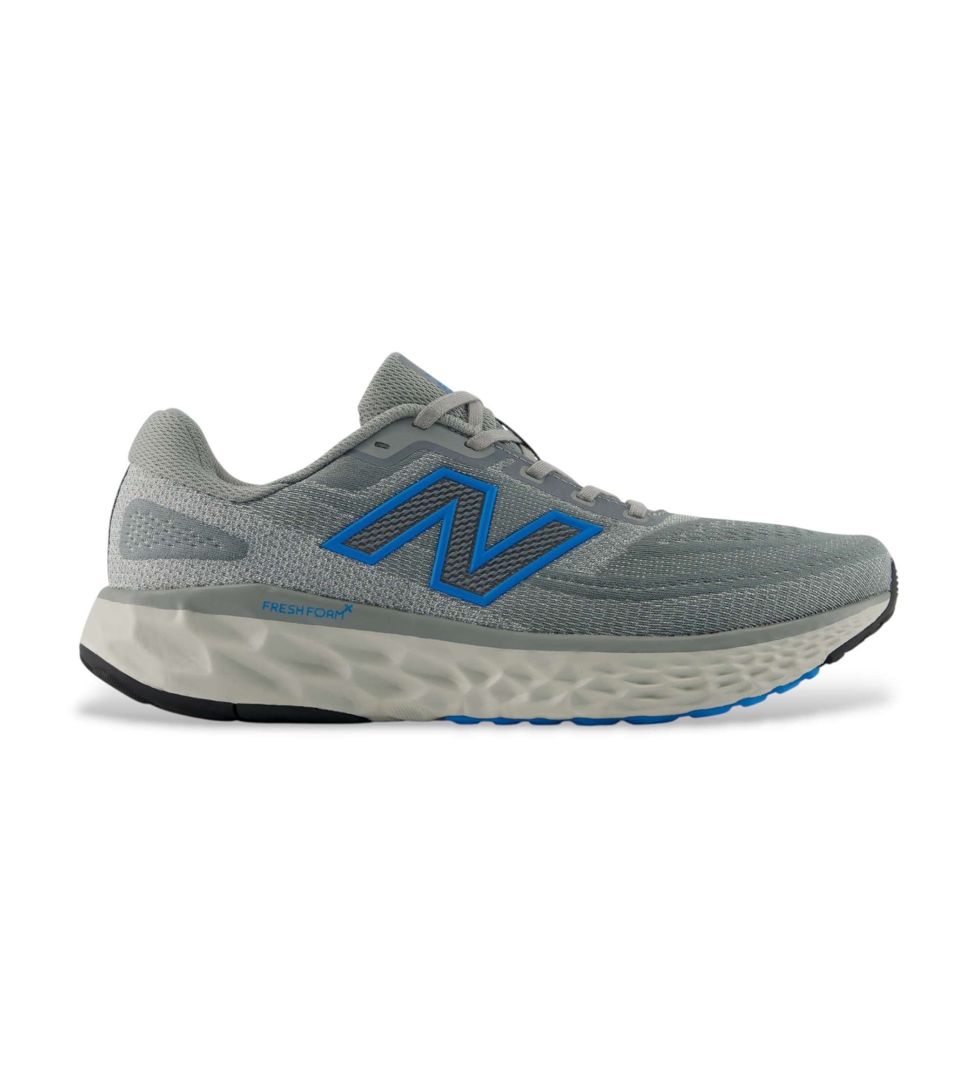 New Balance für Herren. MEVOZV4 Fresh Foam X EVOZ v4 Sneaker, grau (45.5 2E), Stoff, Wohnung, Schnürsenkel, Lässig, Sportlich