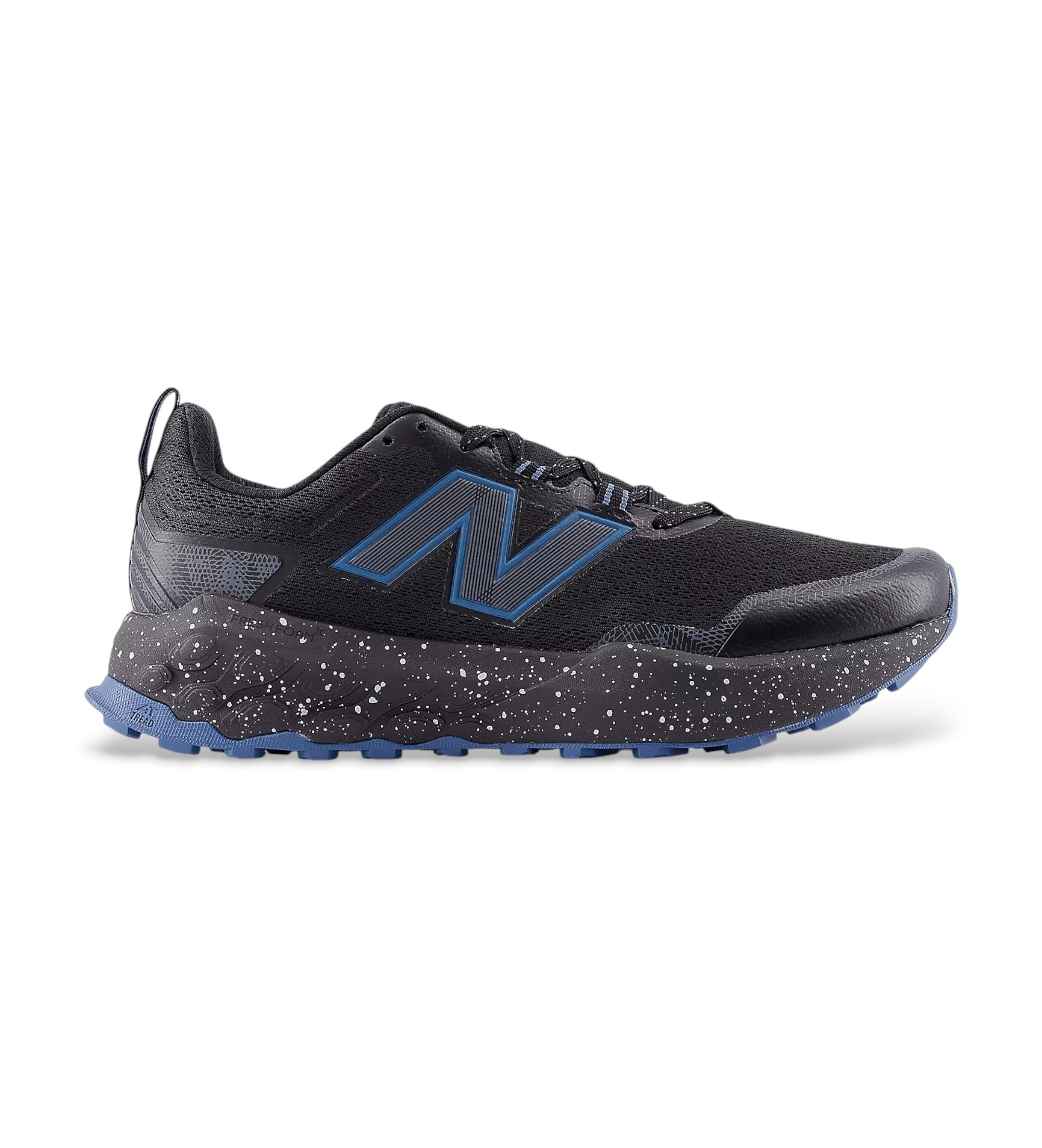 New Balance für Herren. MTGAROV2 Turnschuhe Fresh Foam X Garoé V2 schwarz (43), Wohnung, 1 bis 3 cm, Schnürsenkel, Lässig, Sportlich, Multis