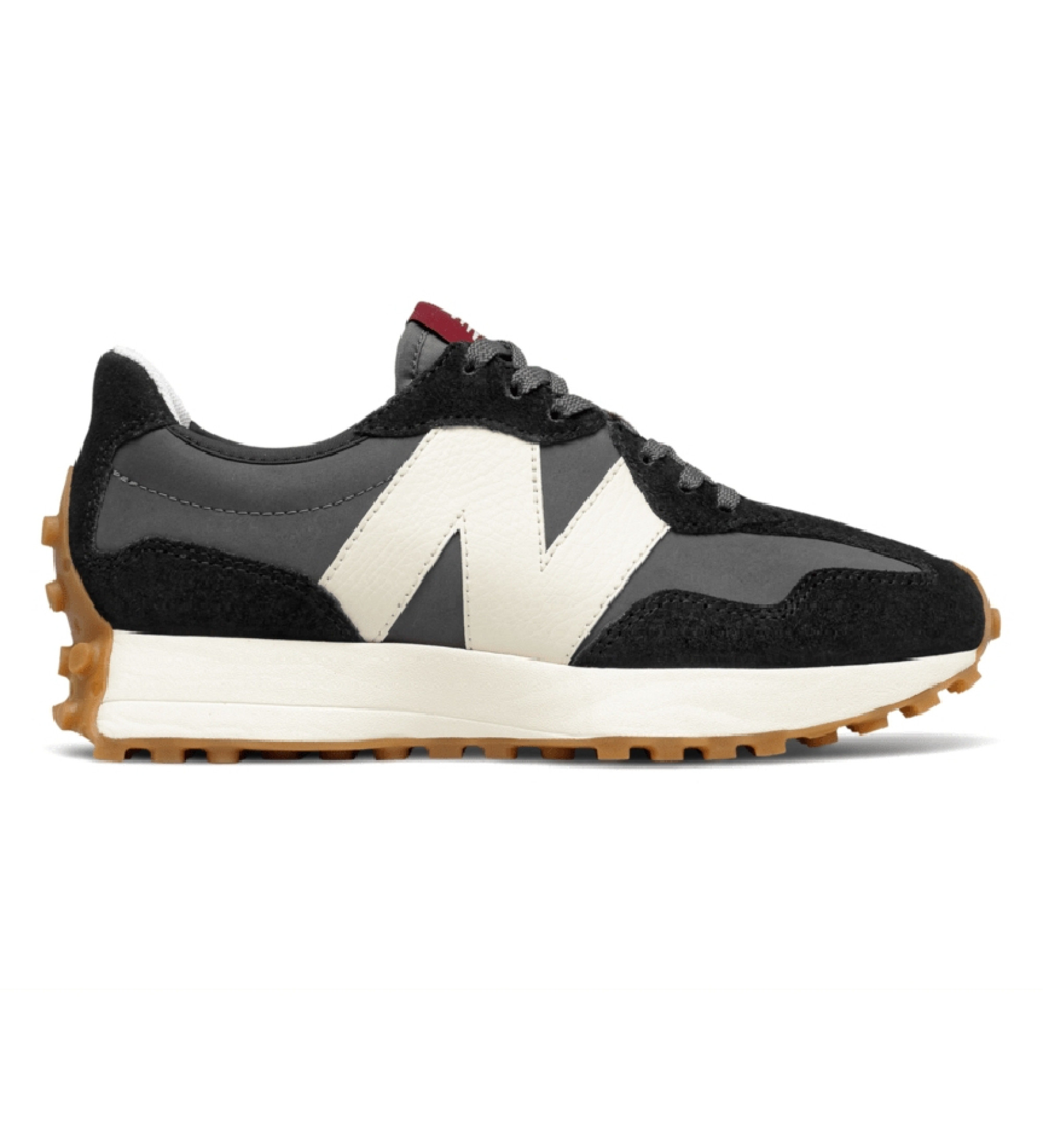 New Balance für Damen. WS327V1 Schuhe 327 grau, schwarz (36), Wohnung, Schnürsenkel, Lässig, Sportlich