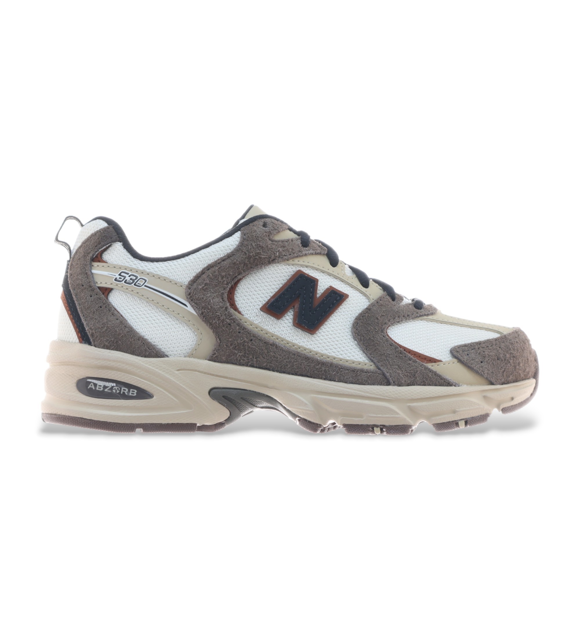 New Balance für Herren. MR530 Sneaker 530 beige (41.5), Braun, Wohnung, Schnürsenkel, Lässig