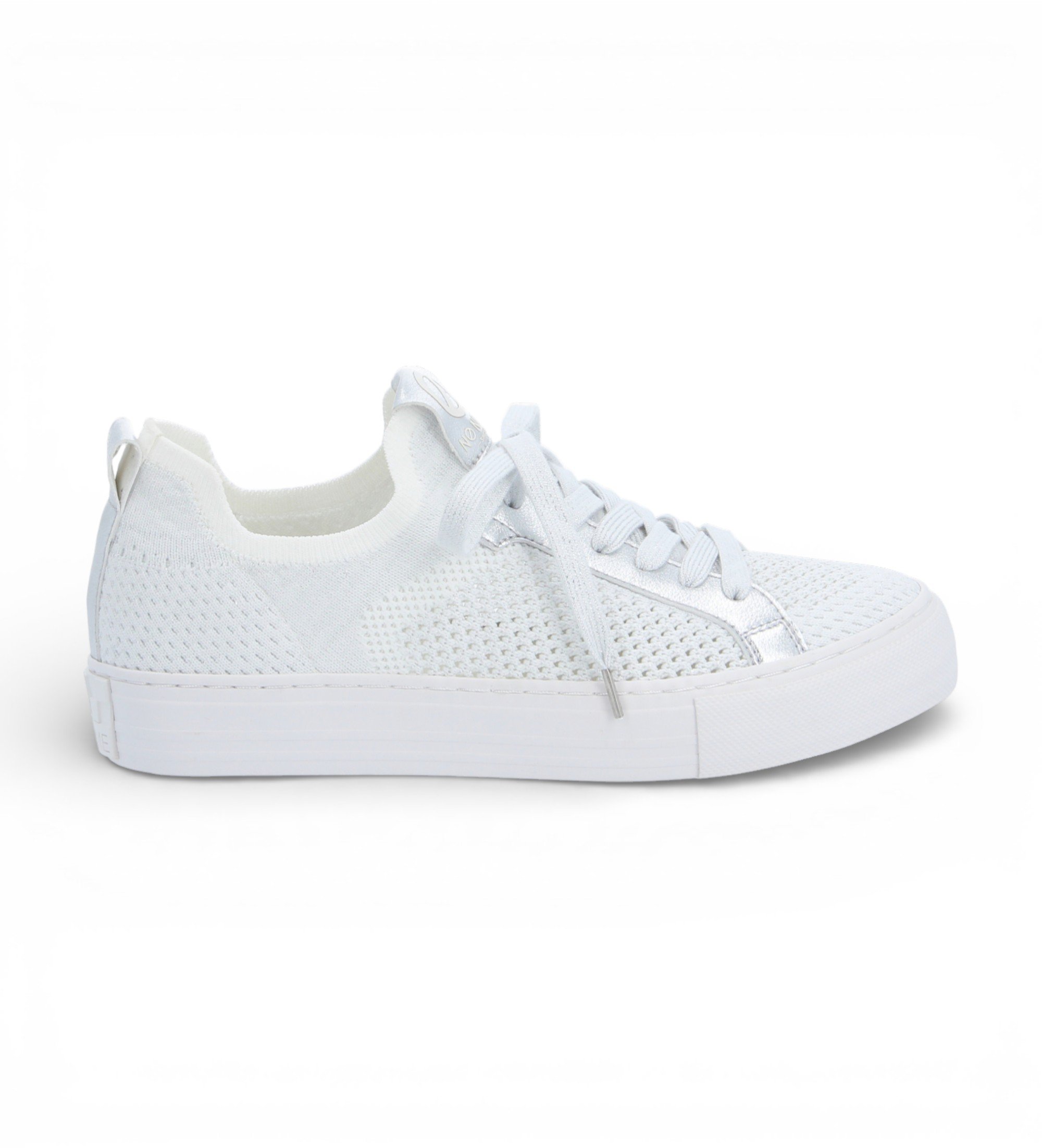 NO NAME für Damen. KNGHSF0 Turnschuhe Arcade Fly weiß (39), Beige, Wohnung, Schnürsenkel, Lässig