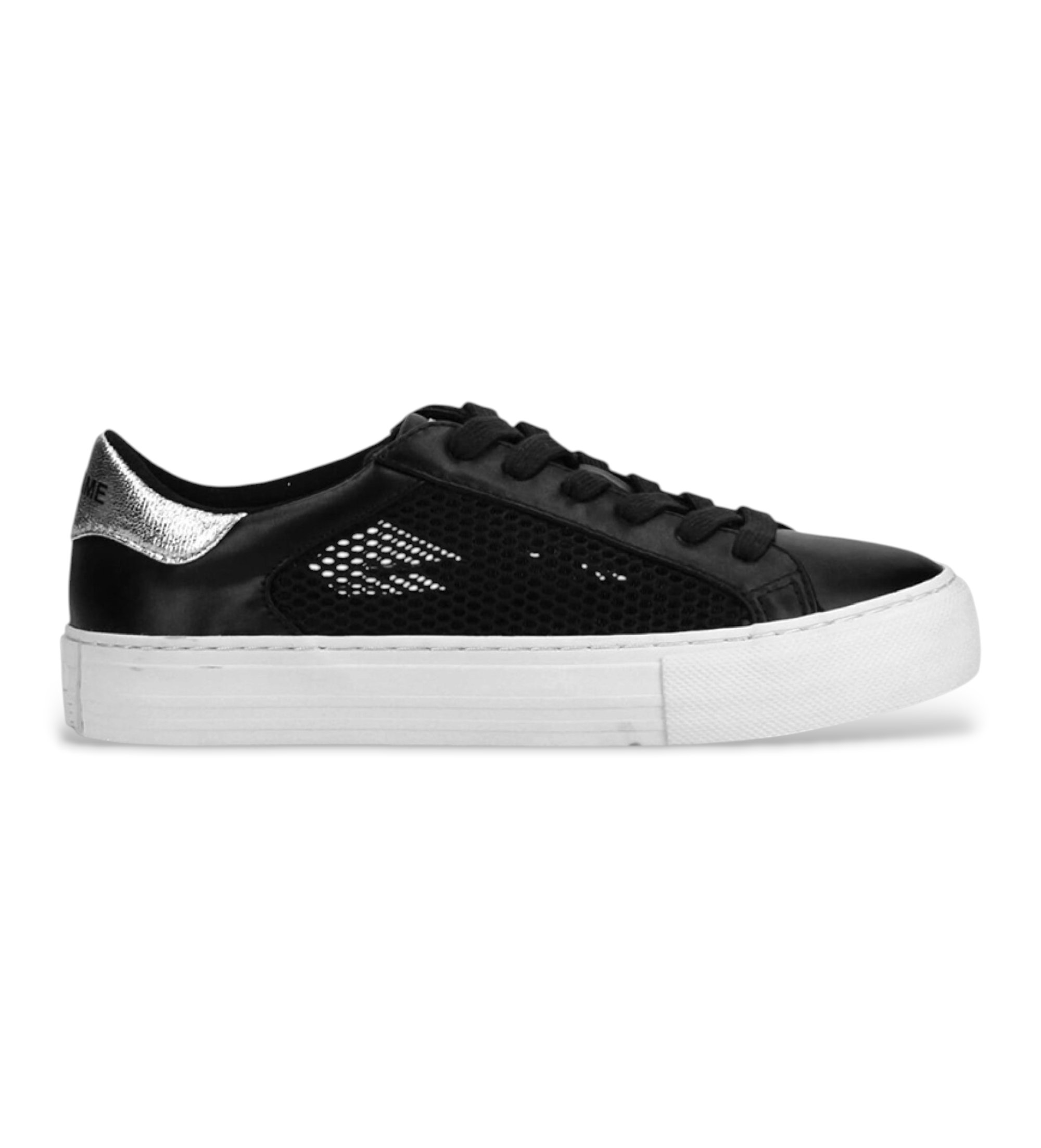 NO NAME für Damen. KNGBJO0 Turnschuhe Arcade schwarz (40), Stoff, Wohnung, Schnürsenkel, Lässig