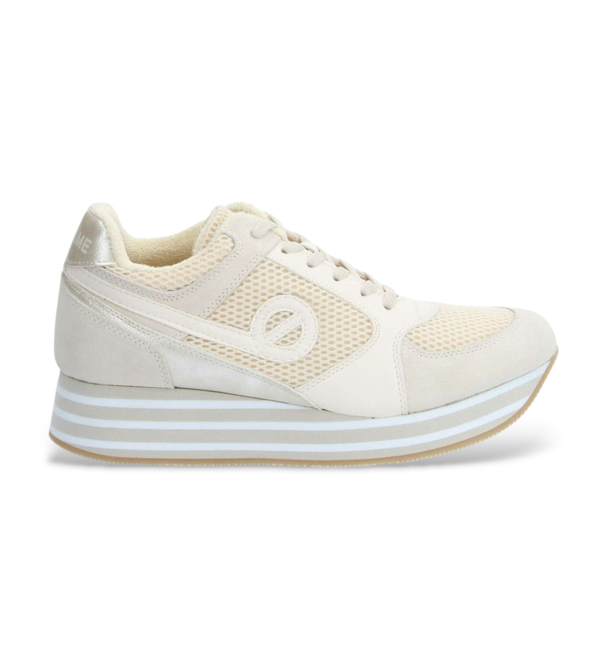 NO NAME für Damen. KNHAMSP Parko Jogger beige Lederturnschuhe (38), Wohnung, Lässig