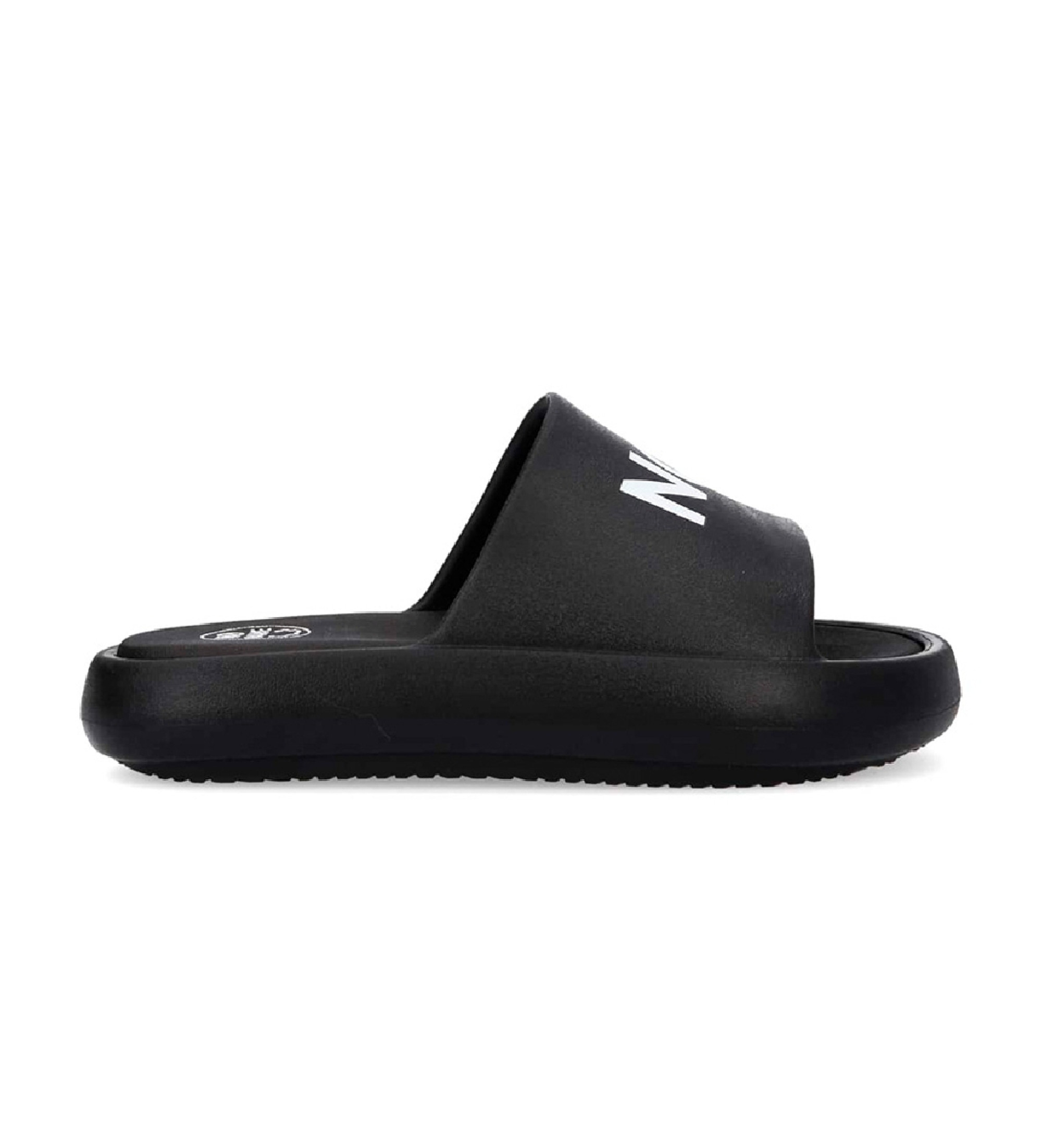 NO NAME für Damen. QNXAEV0 Pantoffeln Clover clog schwarz (35/36), Wohnung, Keine, Lässig, Strandbekleidung