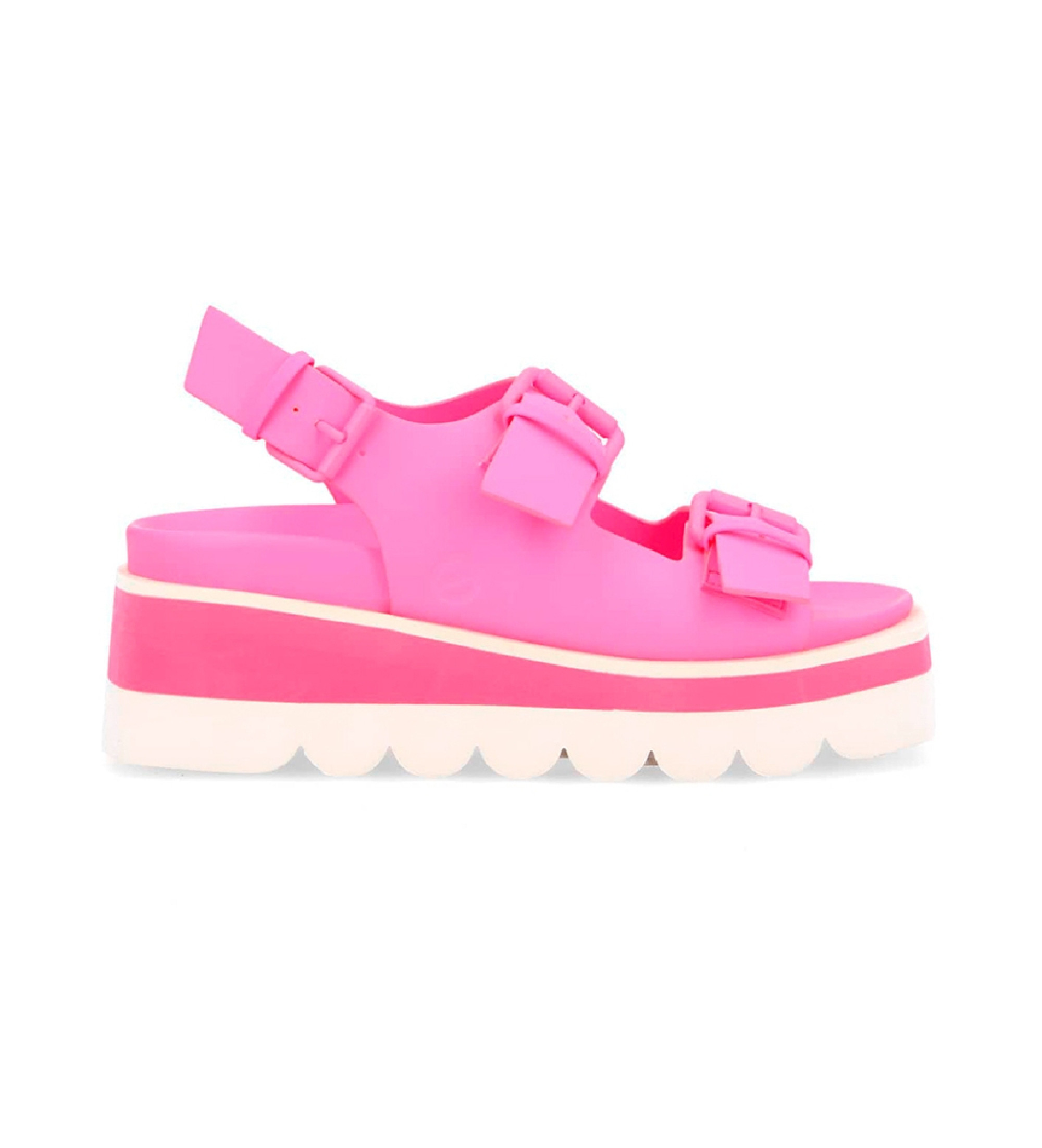 NO NAME für Damen. MNLJSF0 Juli Schnalle Sandalen rosa (38), 3 bis 5 cm, Lässig