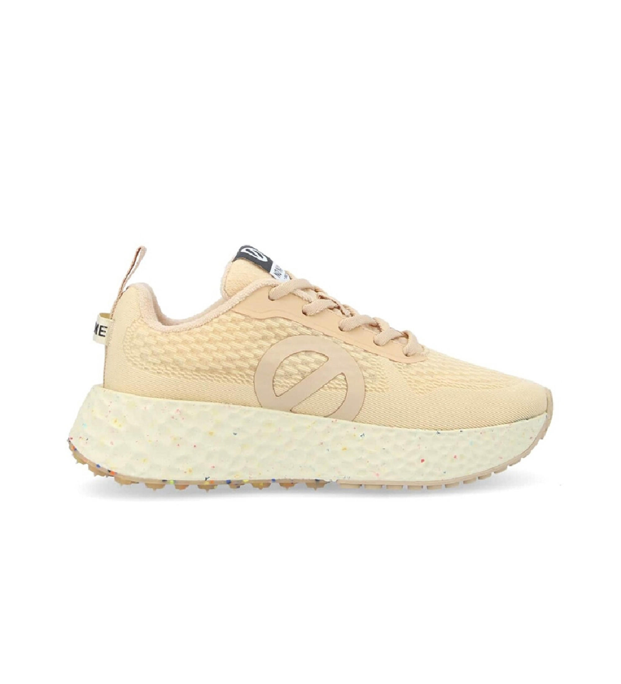 NO NAME für Damen. LNVDMS0 Schuhe aus recyceltem Polyester Carter Fly nackt (40), Wohnung, Schnürsenkel, Lässig, Nachhaltig