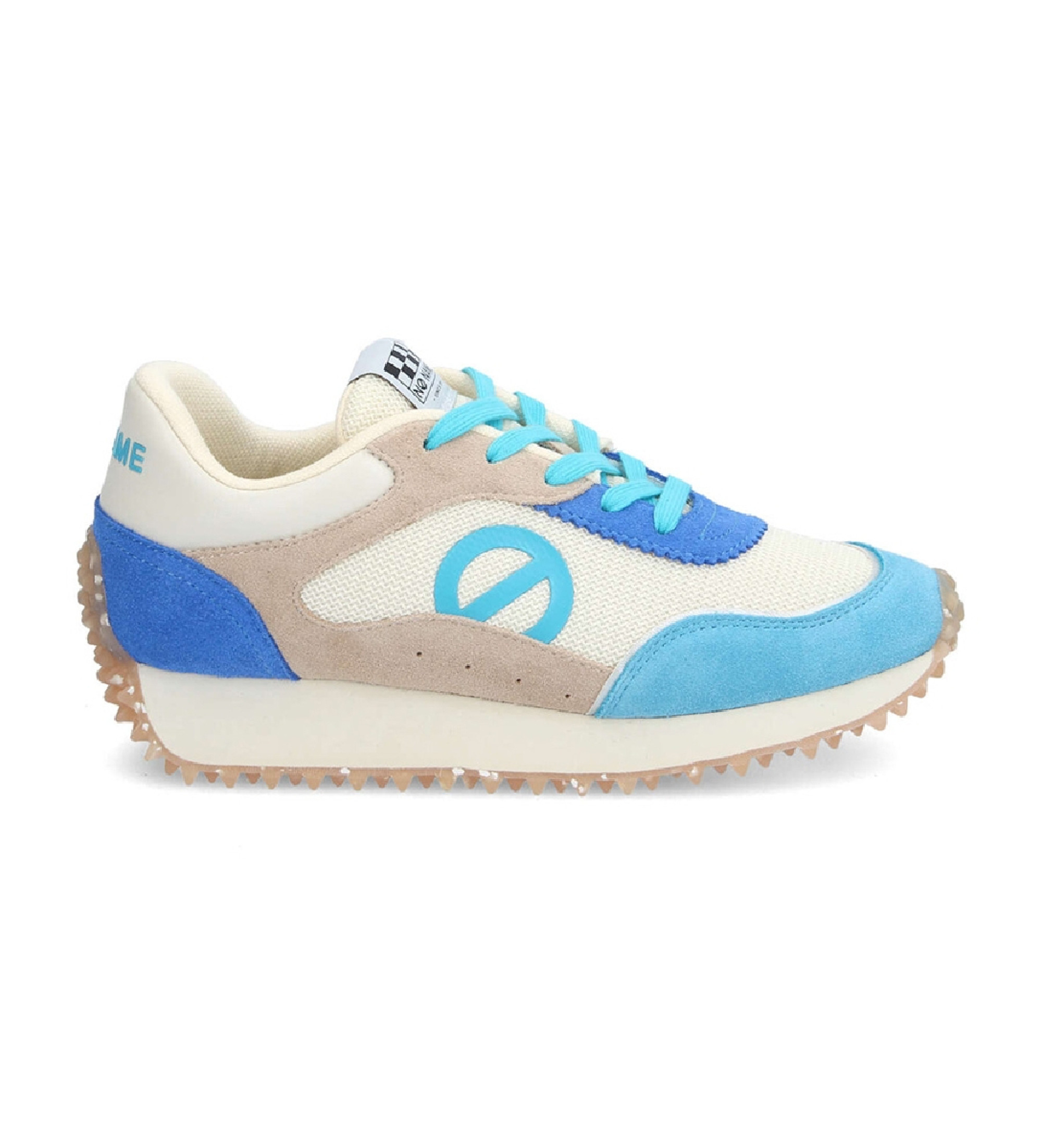 NO NAME für Damen. LNIAKSD Punky Jogger Sneakers blau (41), Wohnung, Schnürsenkel, Lässig