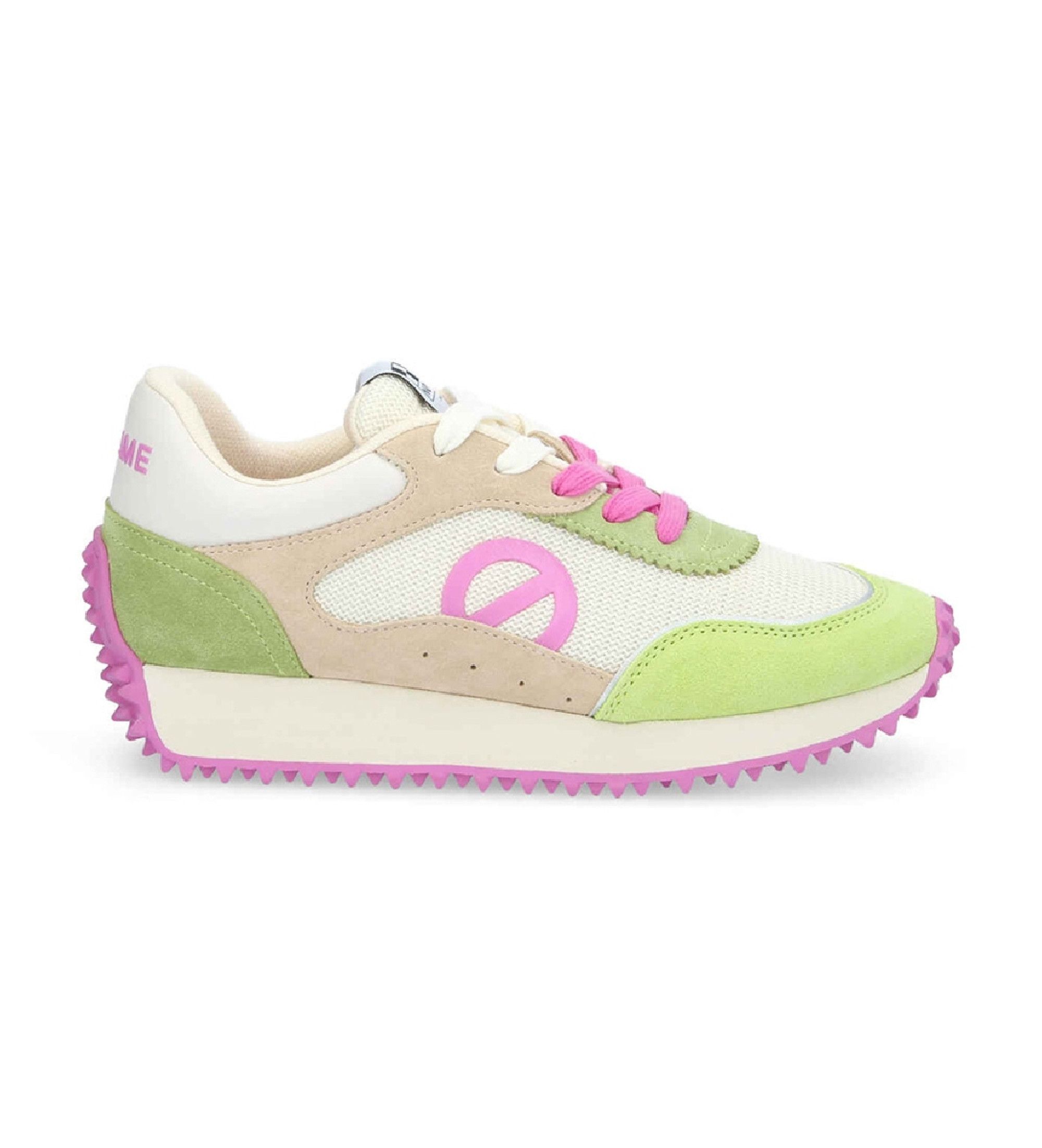 NO NAME für Damen. LNIAKSD Punky Jogger grüne Turnschuhe (38), Wohnung, Schnürsenkel, Lässig
