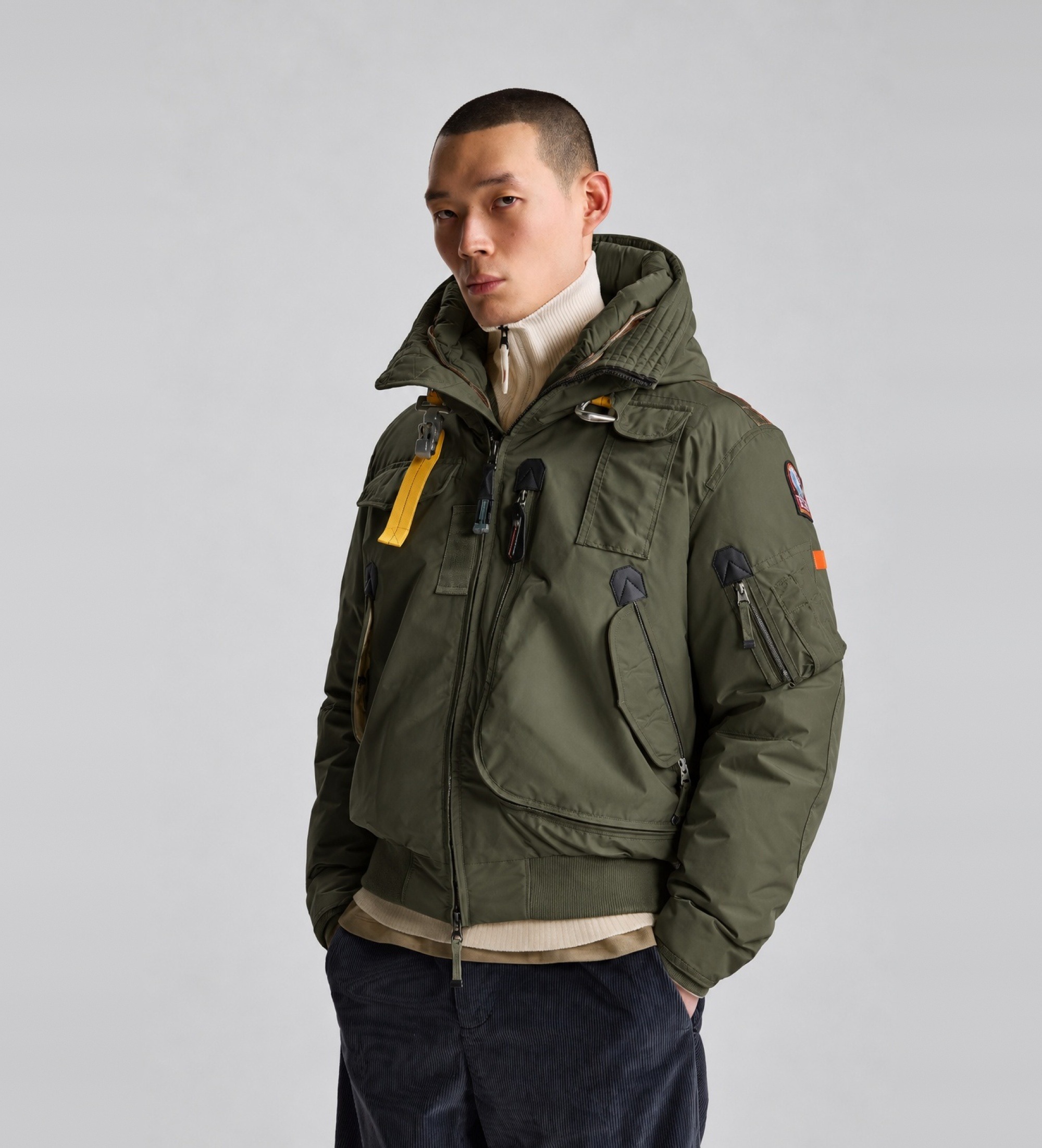 Parajumpersvoor mannen. 26WMPMJKMA01 Gobi groen jack (M), Casual, Polyamide