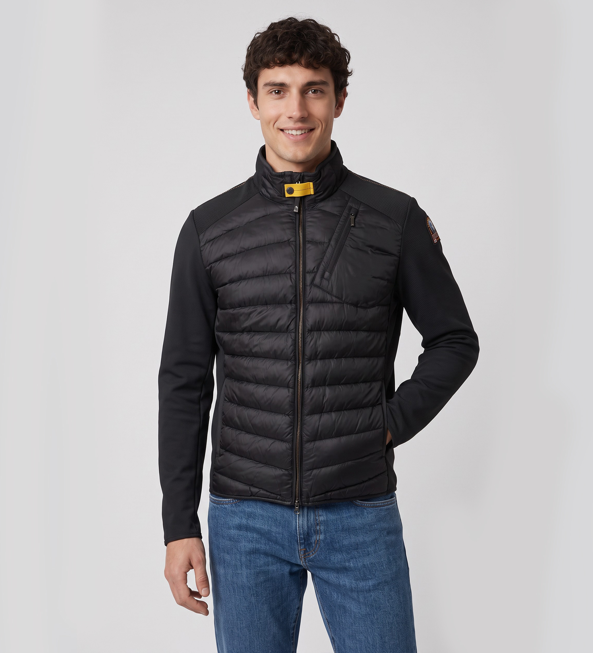 Parajumpers für Herren. 26WMPMHYWU01 Jacke Jayden schwarz (XL), Lässig, Polyamid