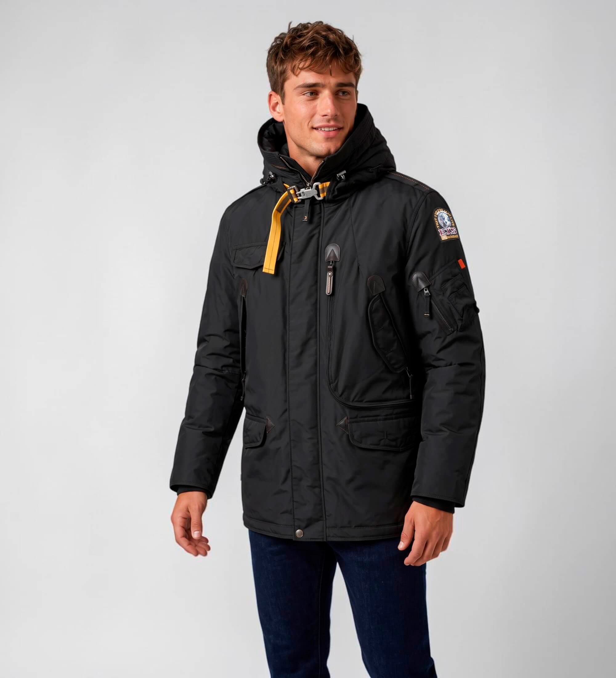 Parajumpers für Herren. 26WMPMJKMA03 Jacke Right Hand schwarz (S), Lässig, Polyamid