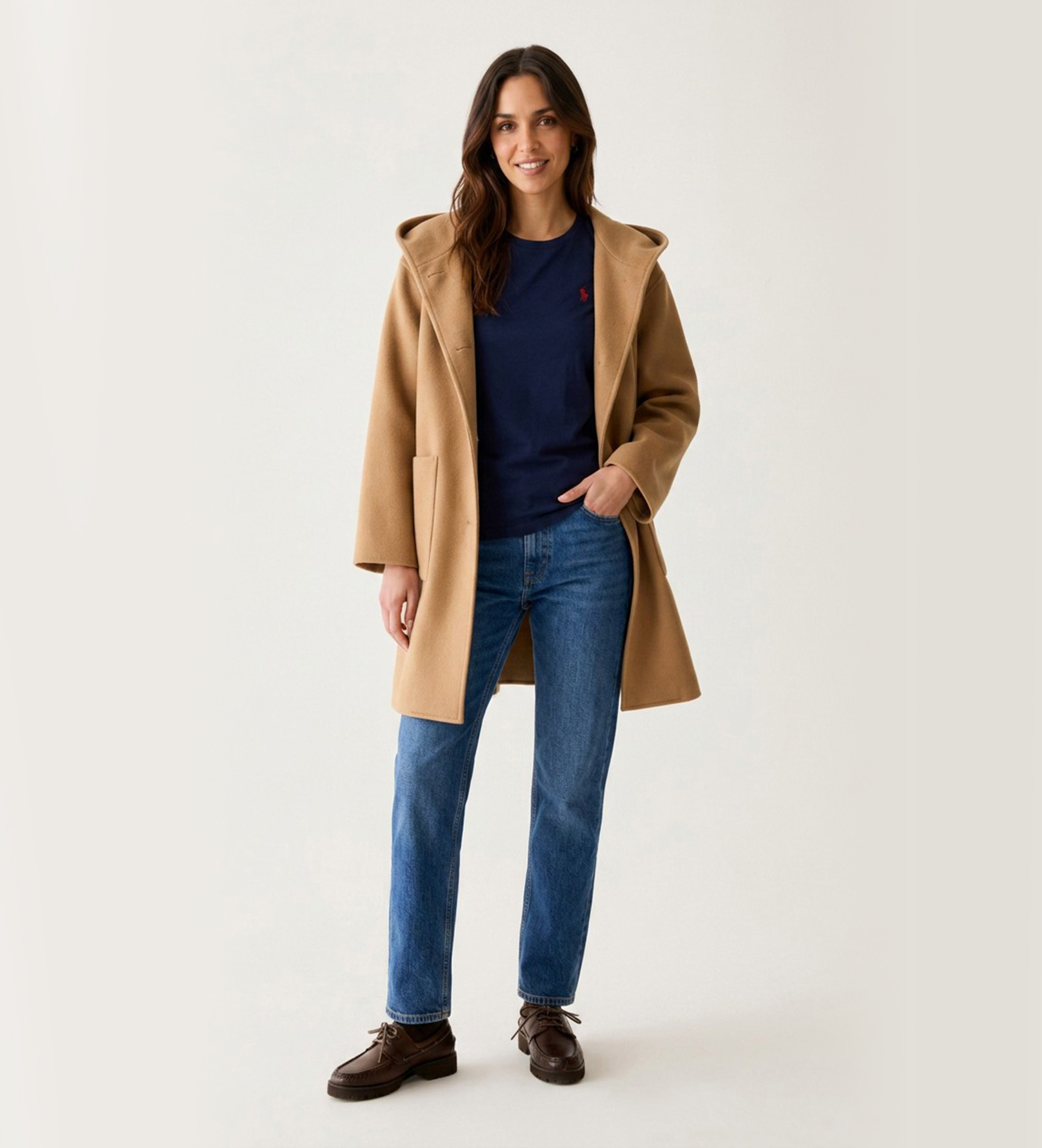 PennyBlack für Damen. 2621016013200 Wollmischmantel Nembi beige (42), Lässig, Wolle, Klassisch