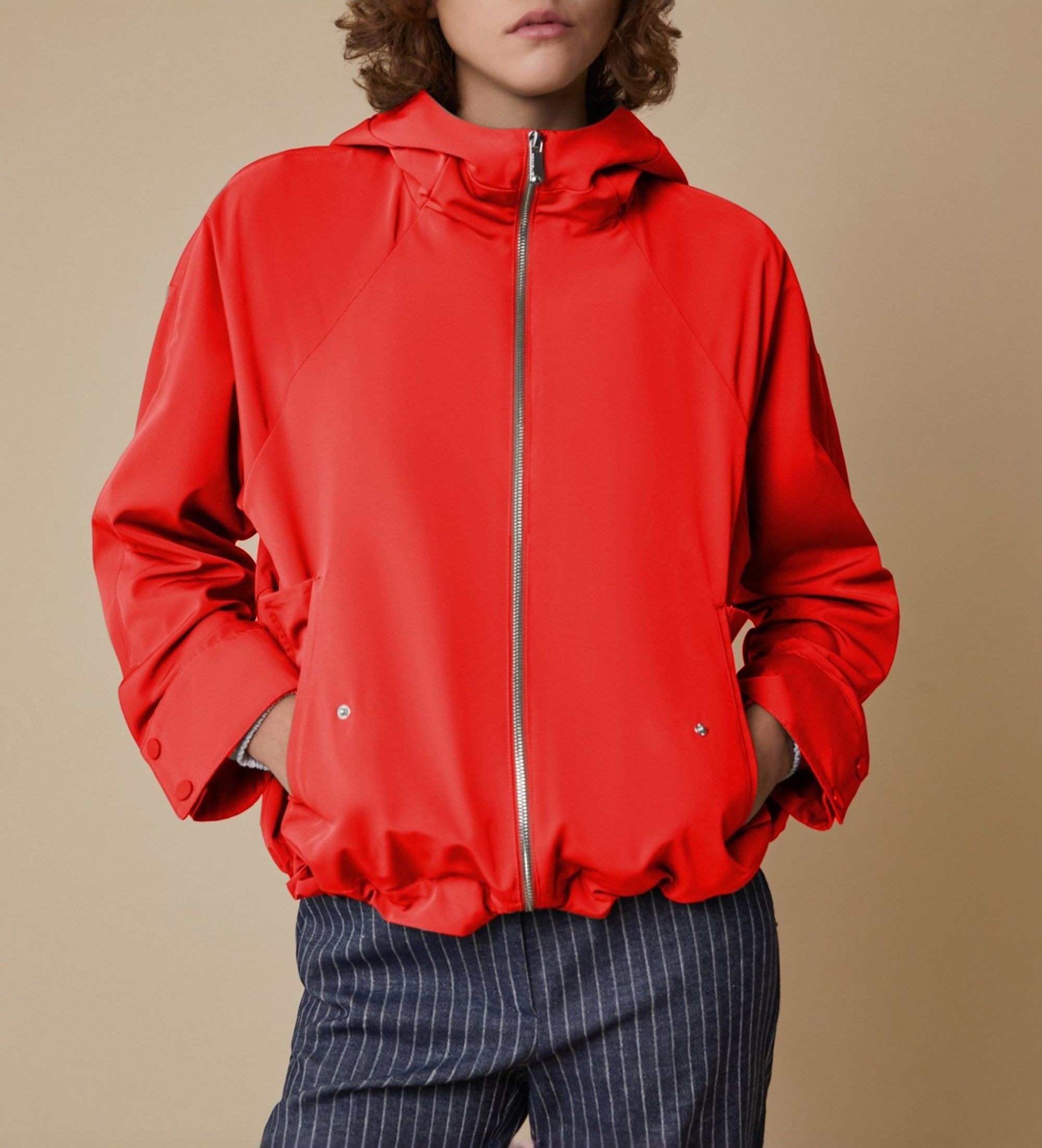 PennyBlack für Damen. 2511081023200 Jacke Bice rot (M), Lässig, Polyester